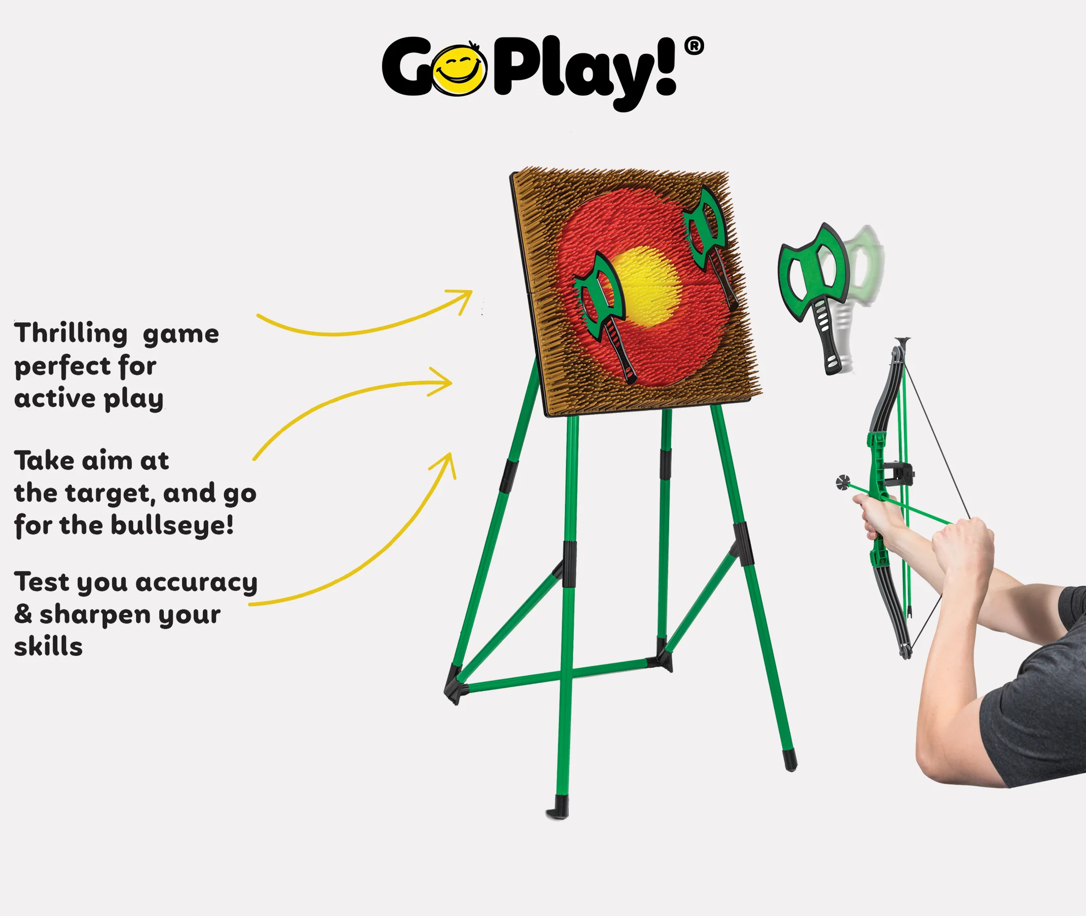 Go Play! Axe Throw & Archery Set - Image 5