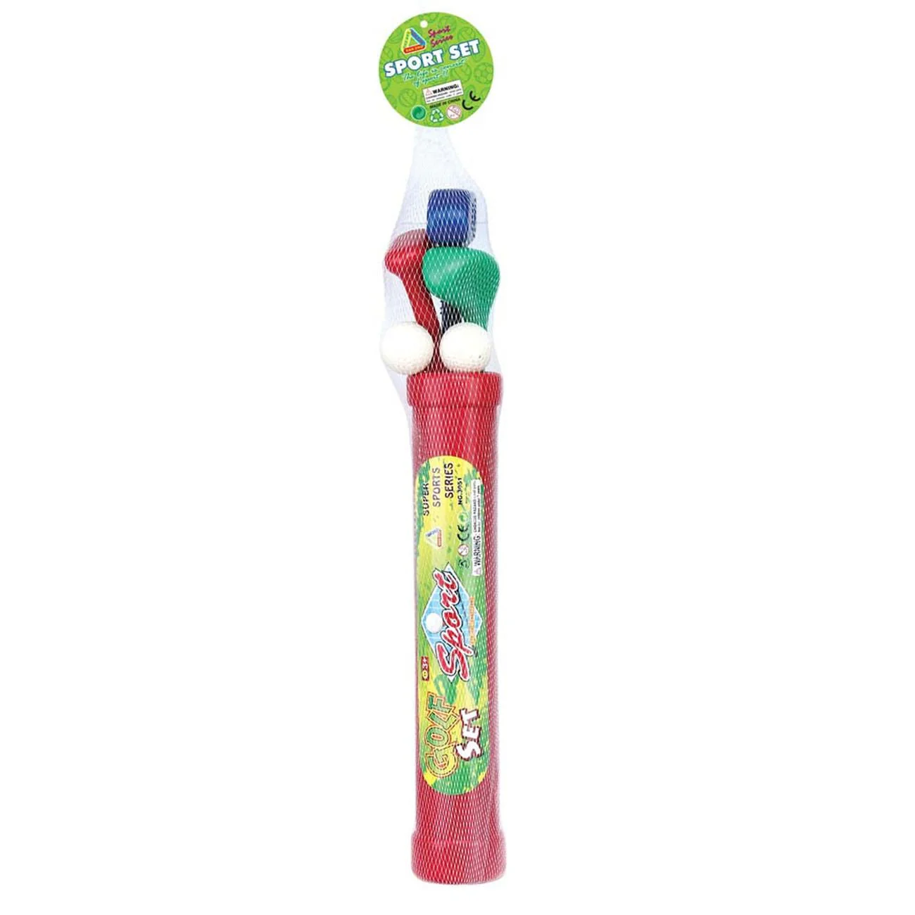 Golf Set In Plastic Caddy Bag