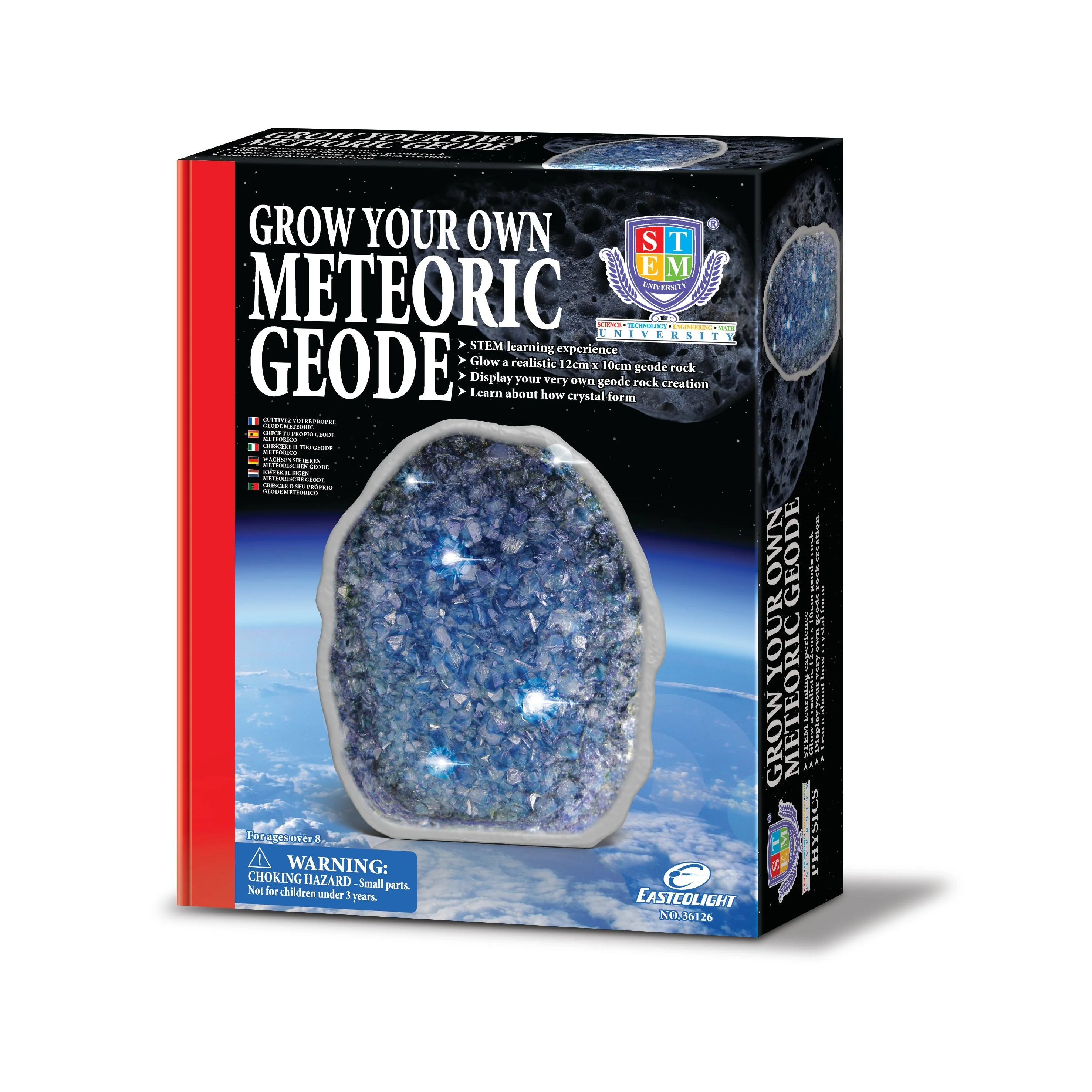 STEM University Grow Your Own Meteoric Geode Blue