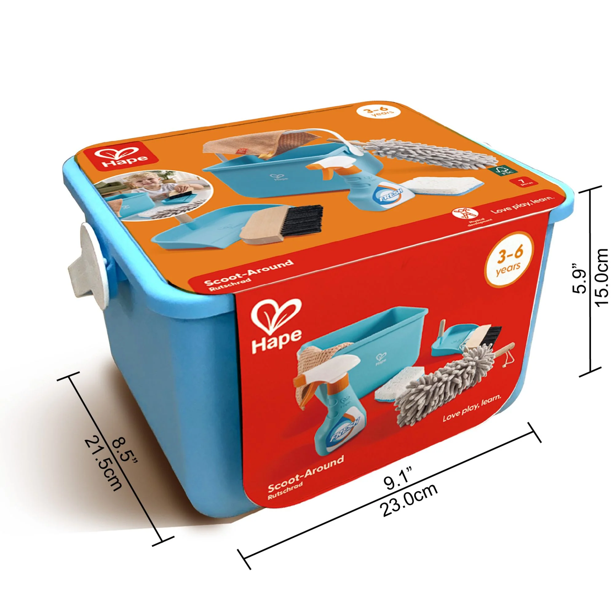 Hape Bucket Cleaning Set - Image 4