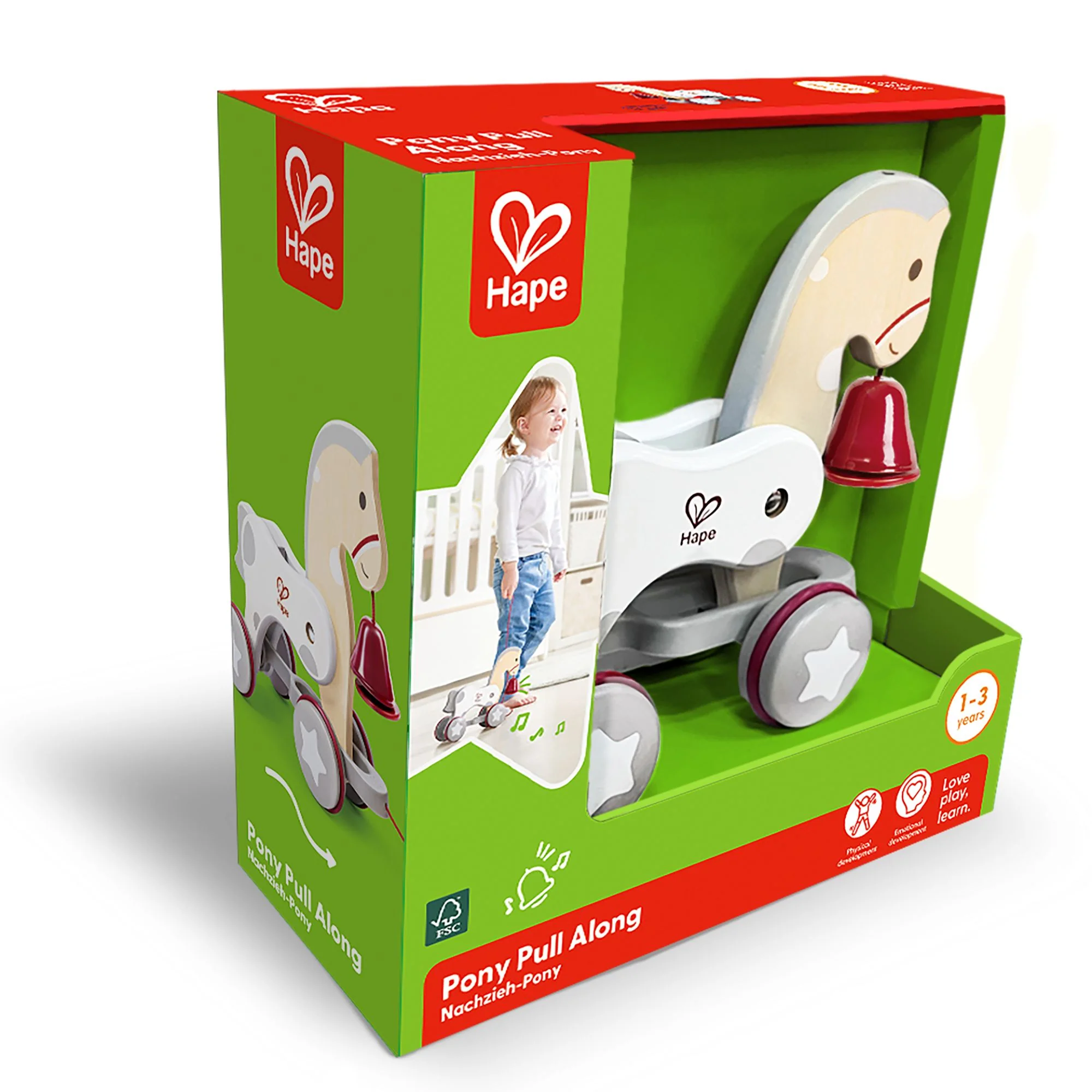Hape Pull Along Pony - Image 3
