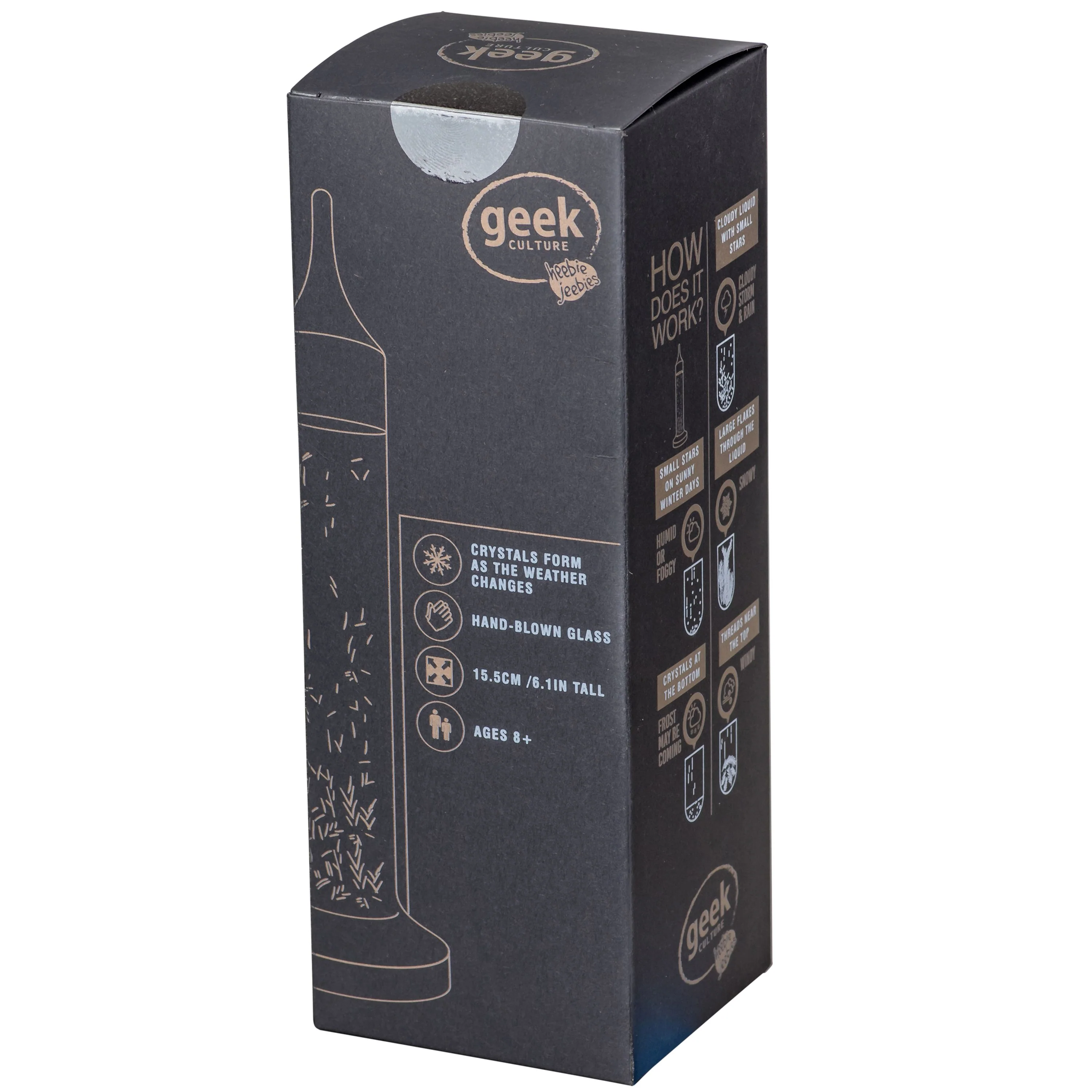 Heebie Jeebies Heebies Jeebies Mini 15cm Storm Glass - Image 2