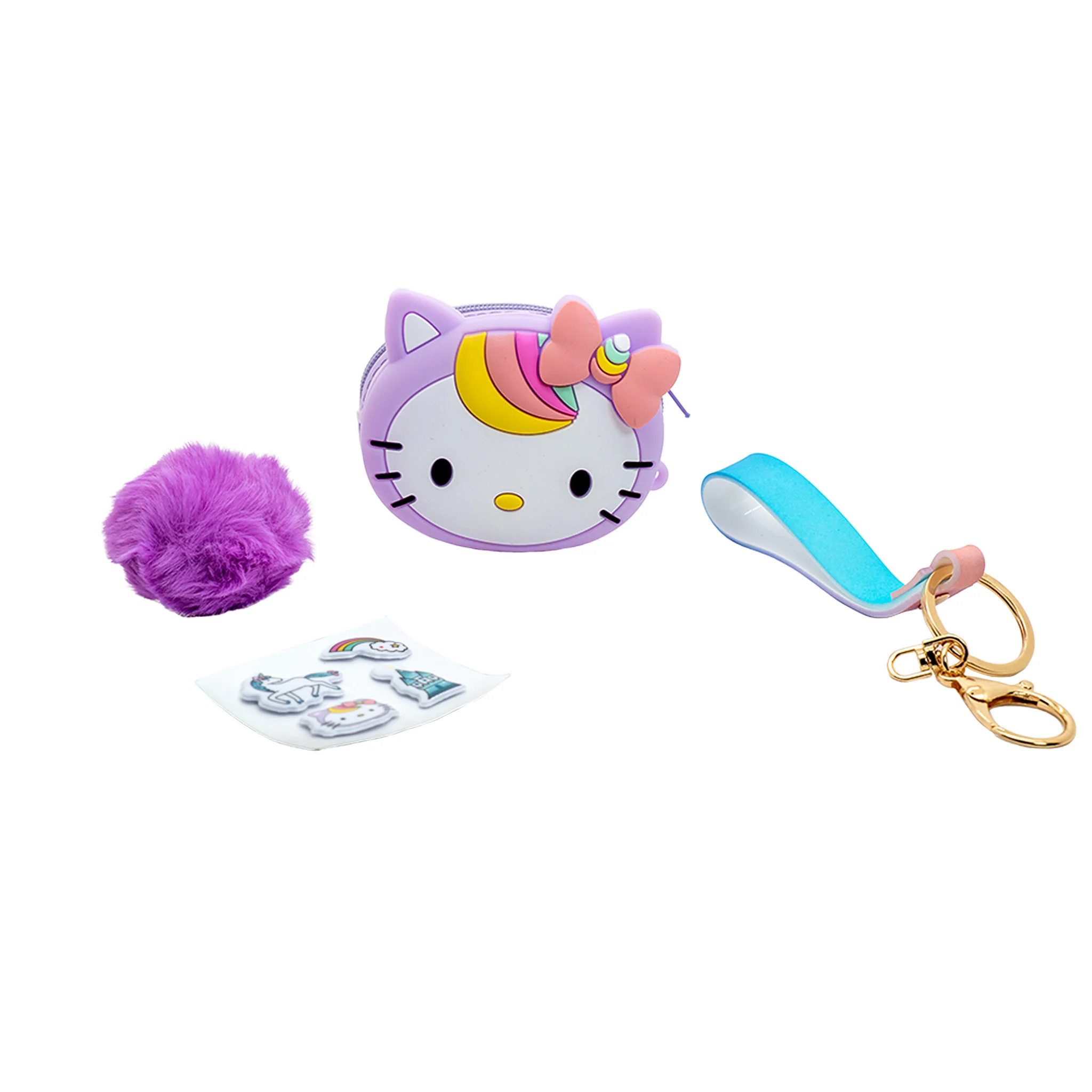 Hello Kitty Purse with Keyring Assorted Styles - Image 3
