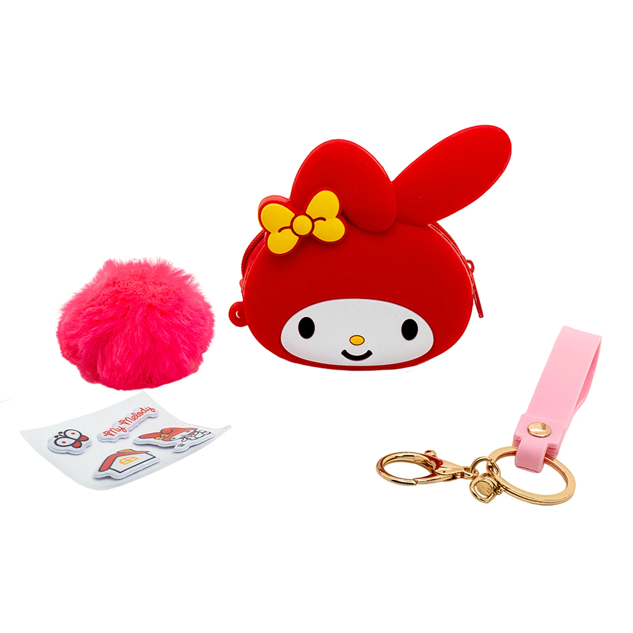 Hello Kitty Purse with Keyring Assorted Styles - Image 5