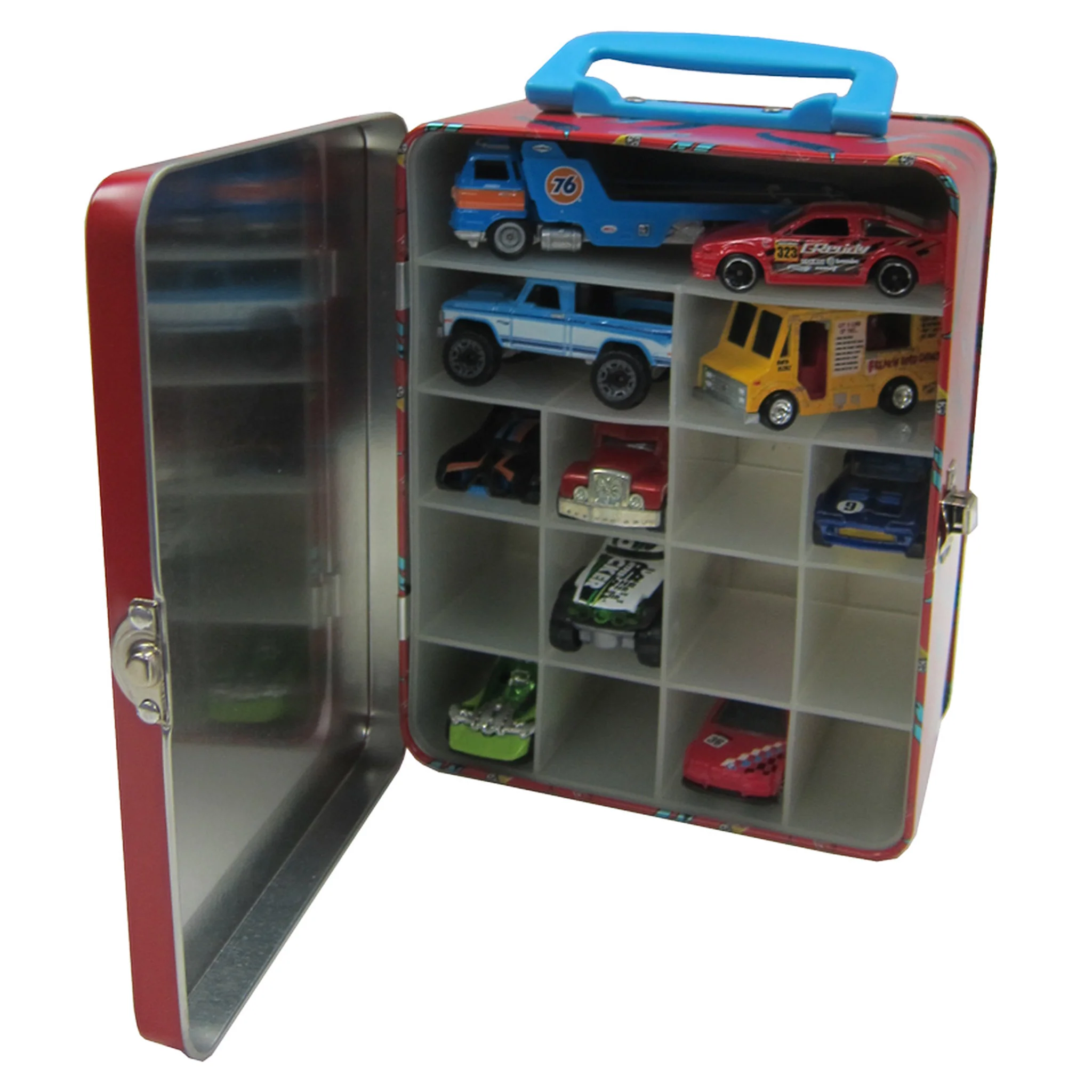 Hot Wheels 18 Car Storage Tin Assorted Styles - Image 3