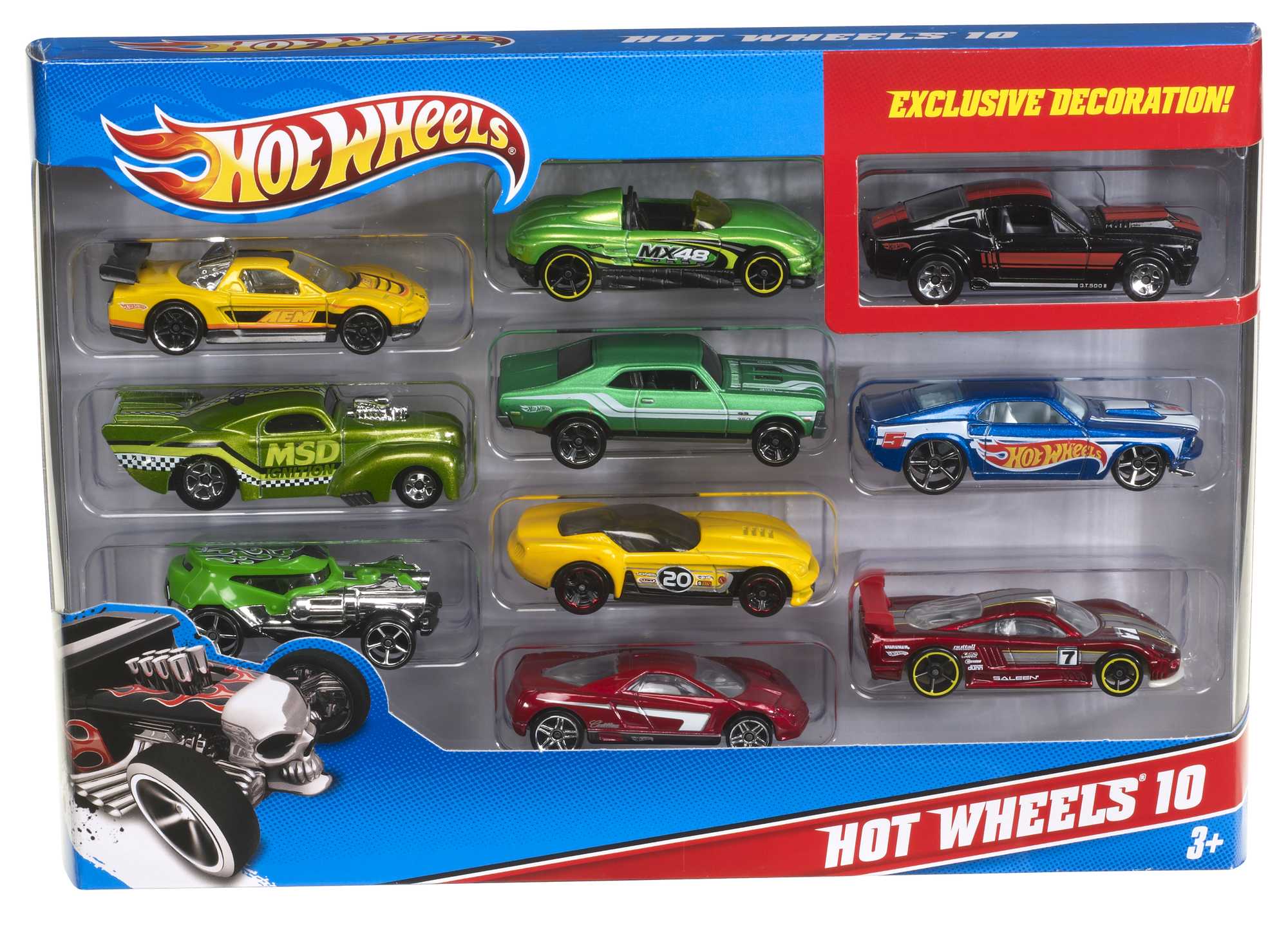 Hot Wheels 10 Car Pack Assorted Styles - Image 11
