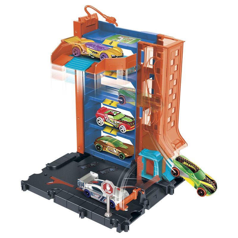 Hot Wheels City Downtown Car Park Playset - Image 3