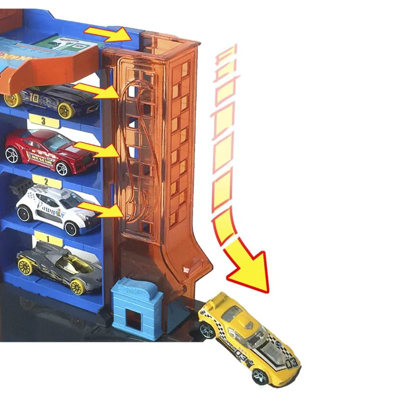 Hot Wheels City Downtown Car Park Playset - Image 4