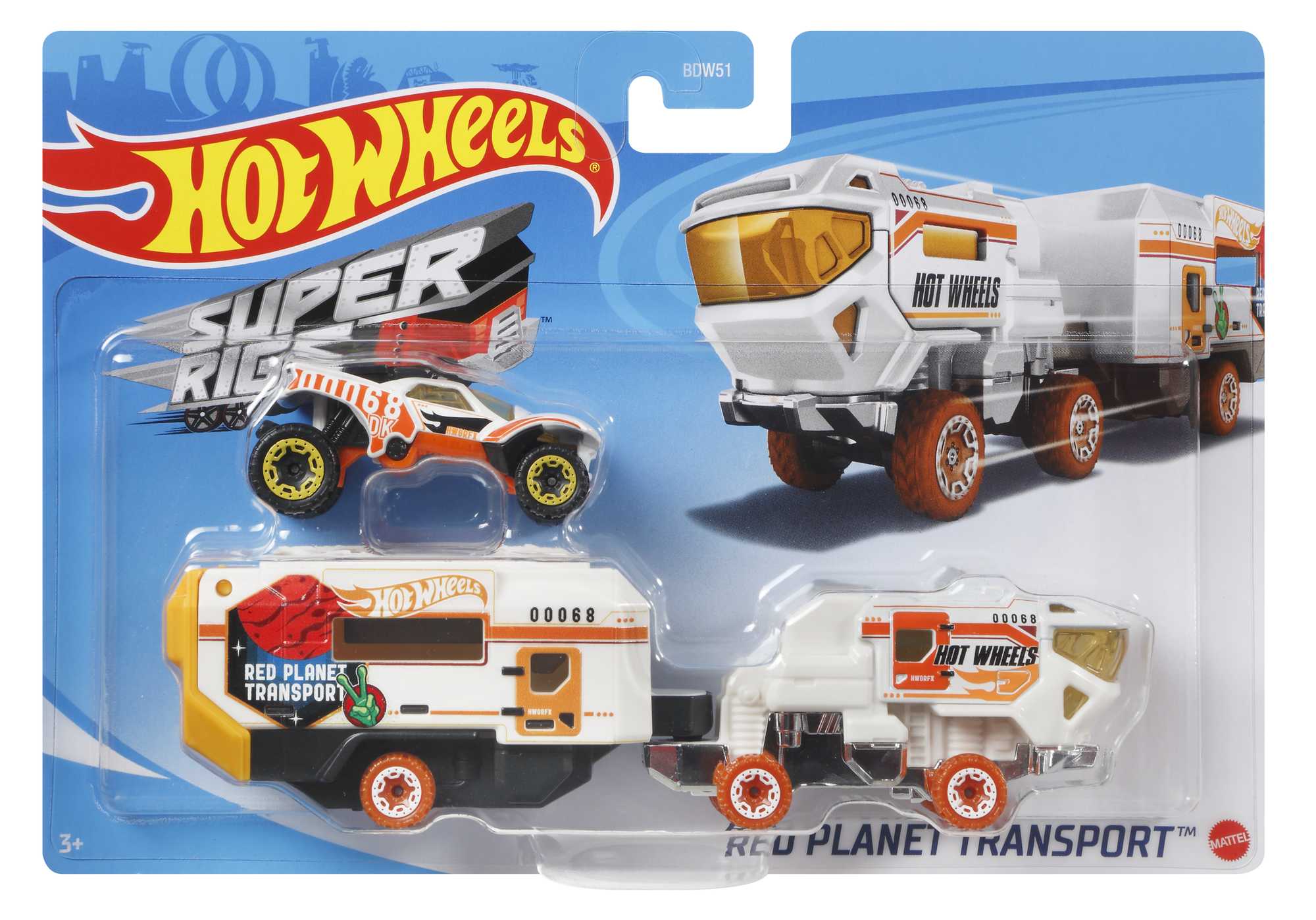 Hot Wheels Super Rigs Transporter Vehicle Assorted Styles - Image 9
