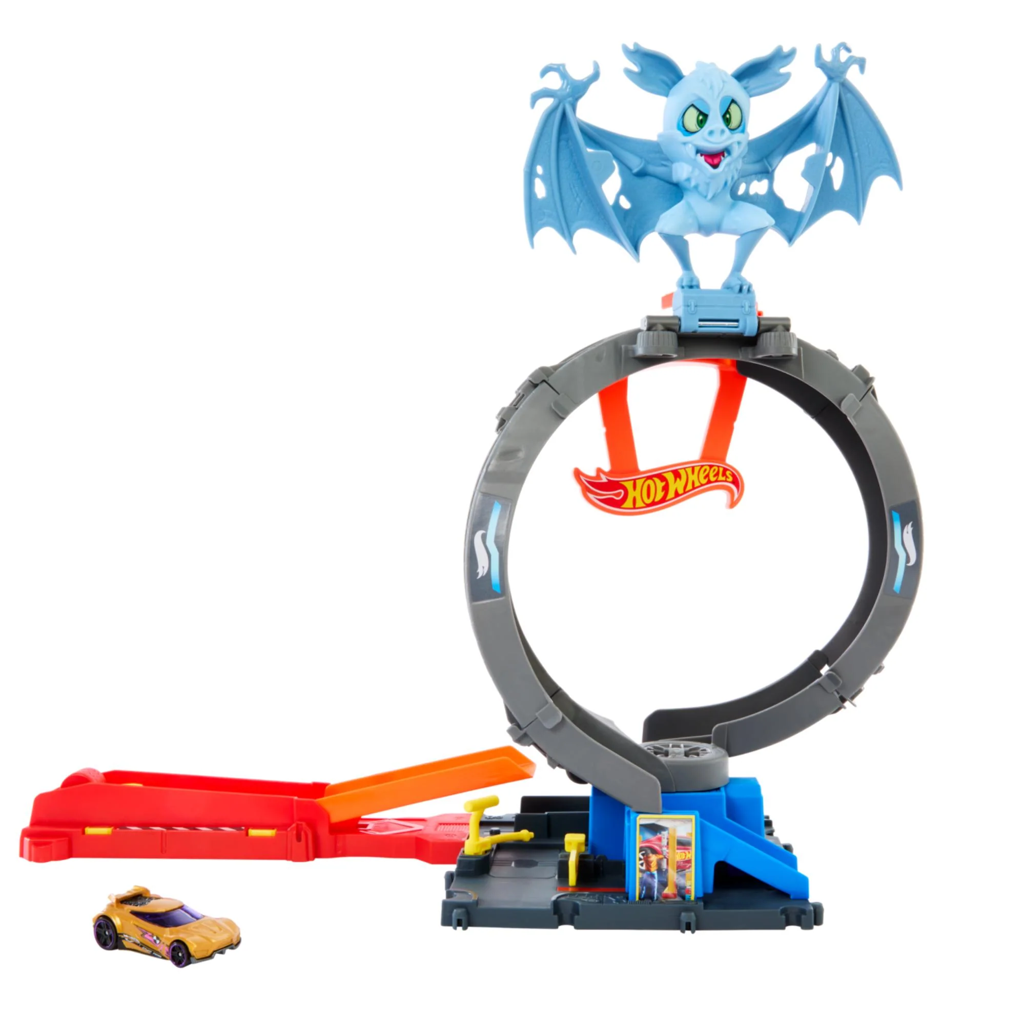 Hot Wheels City Nemesis Let's Race Bat Loop Attack - Image 2