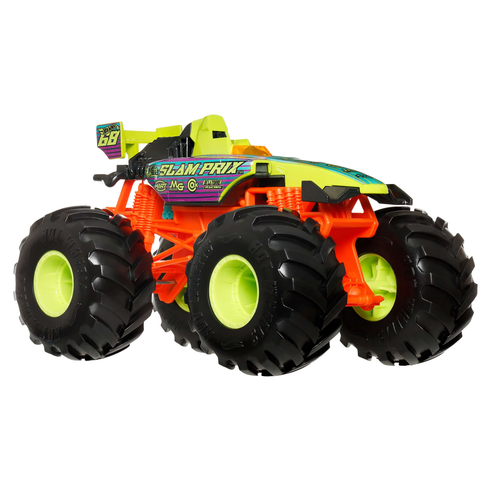 Hot Wheels Oversized Monster Trucks Die-Cast 1:24Slam Prix Collision - Image 2