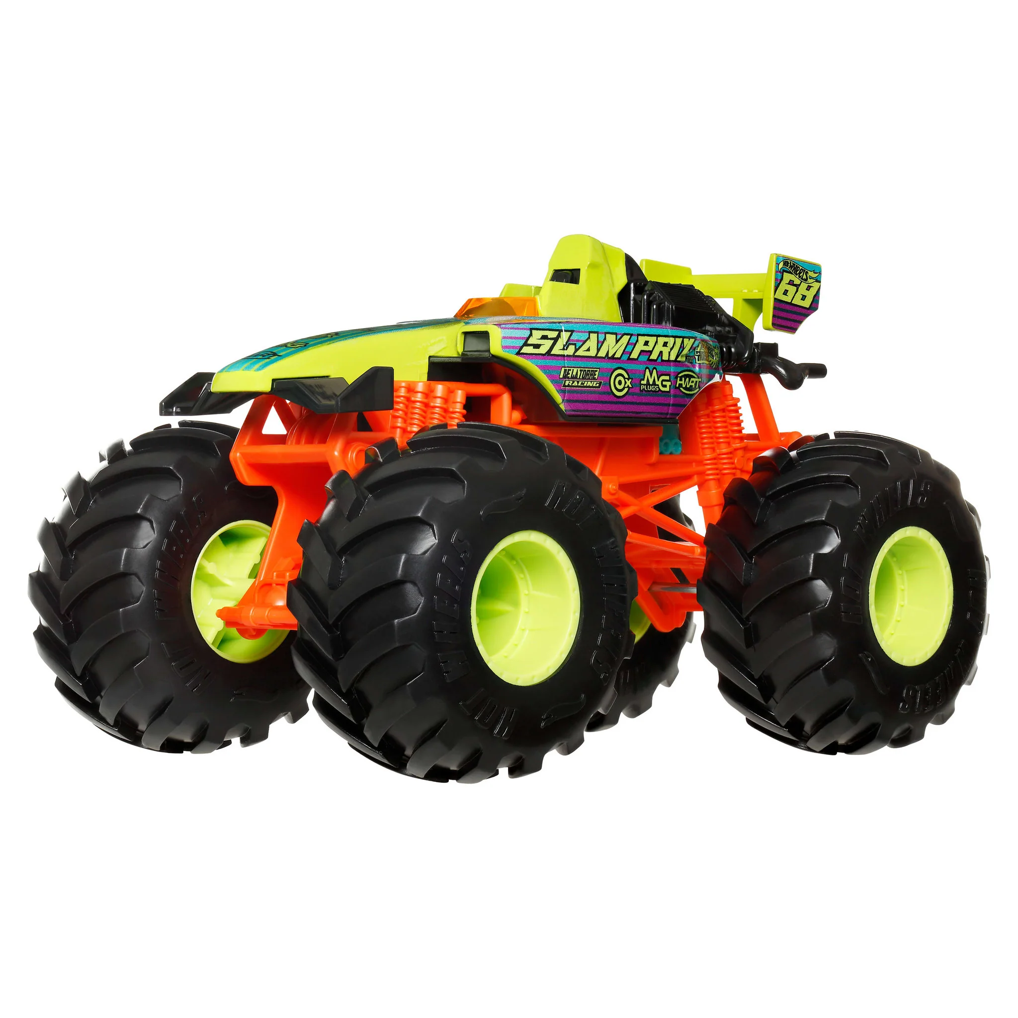 Hot Wheels Oversized Monster Trucks Die-Cast 1:24Slam Prix Collision - Image 3
