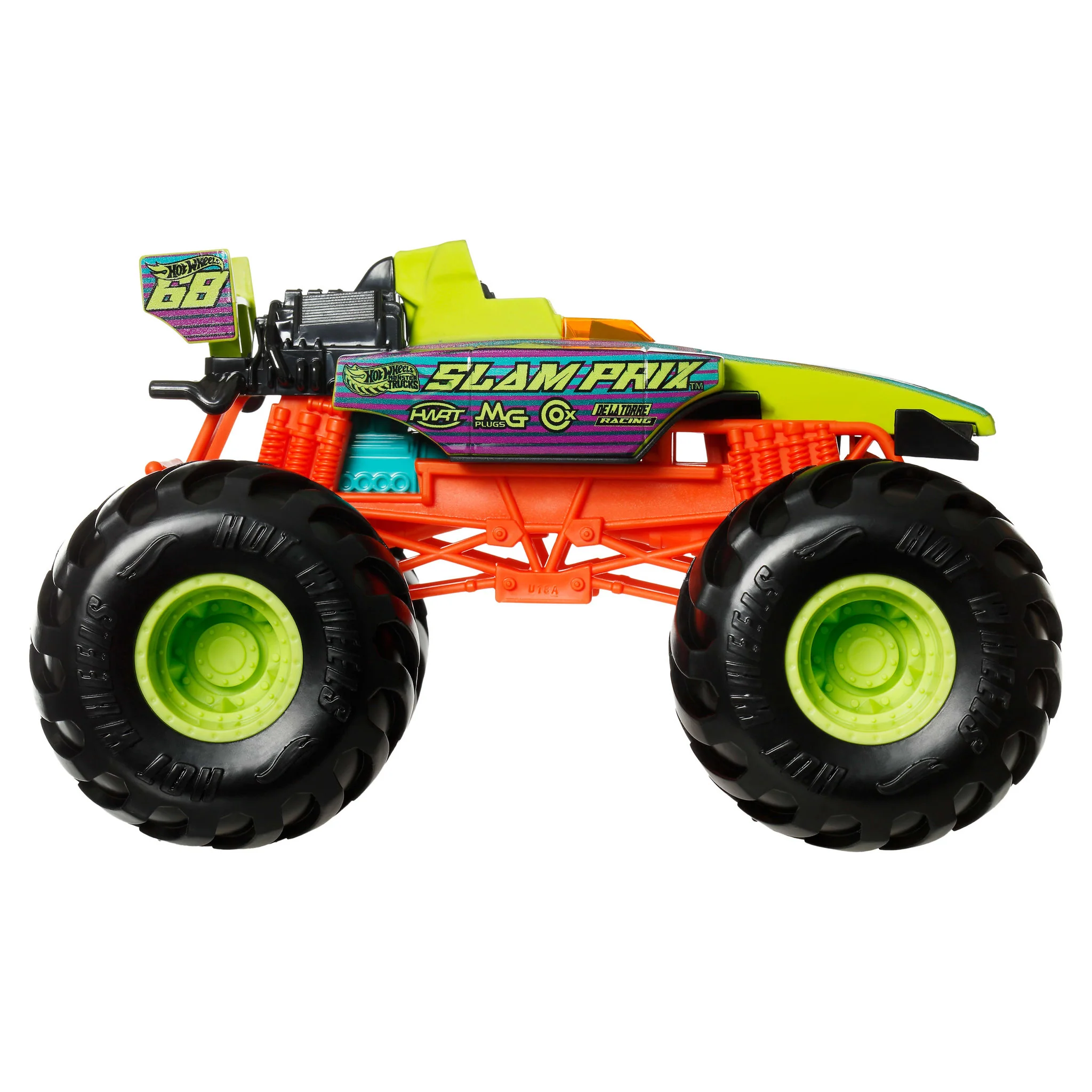 Hot Wheels Oversized Monster Trucks Die-Cast 1:24Slam Prix Collision - Image 4