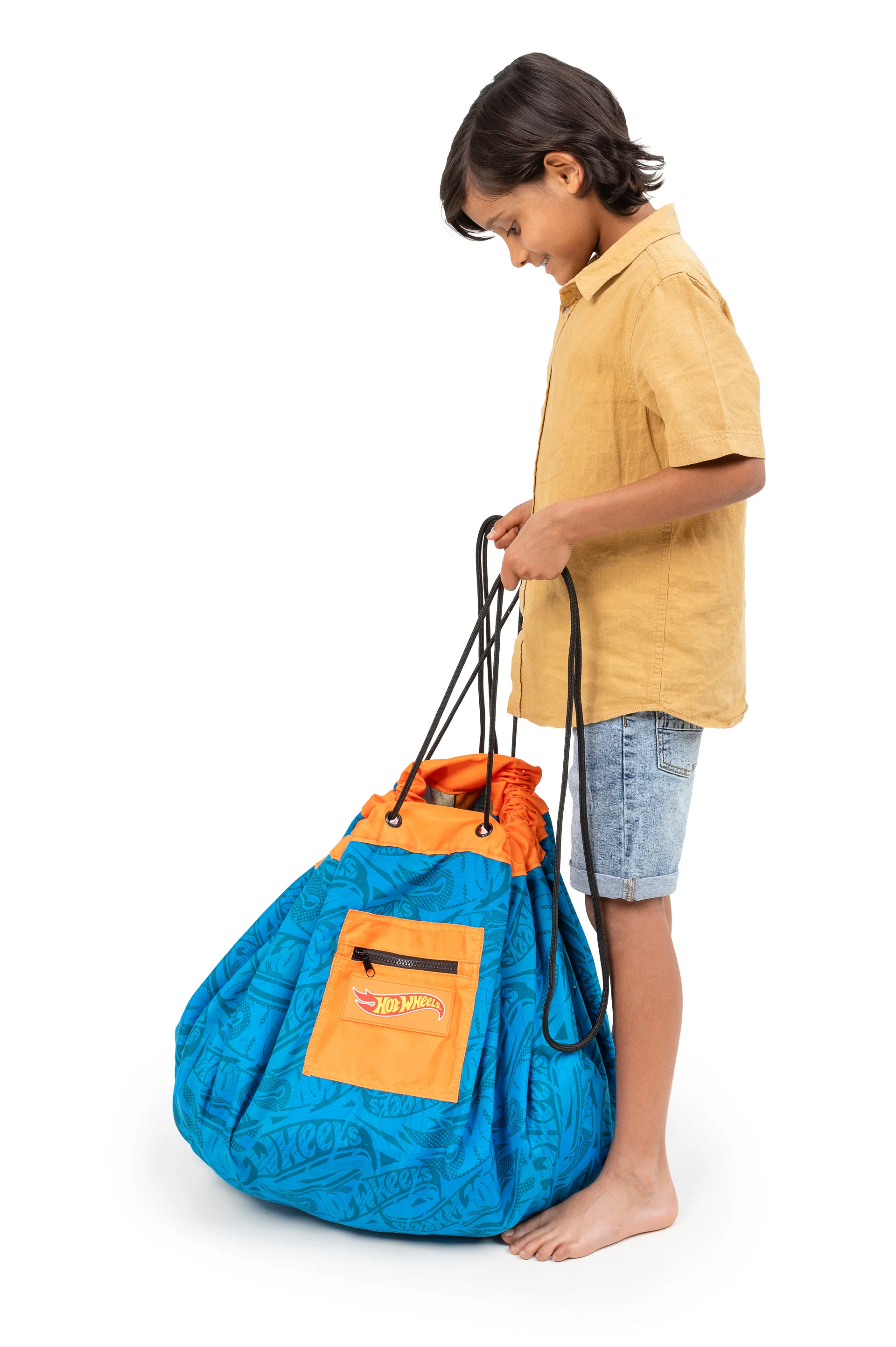 Hot Wheels Play Pouch Toy Storage Bag & Mat - Image 3