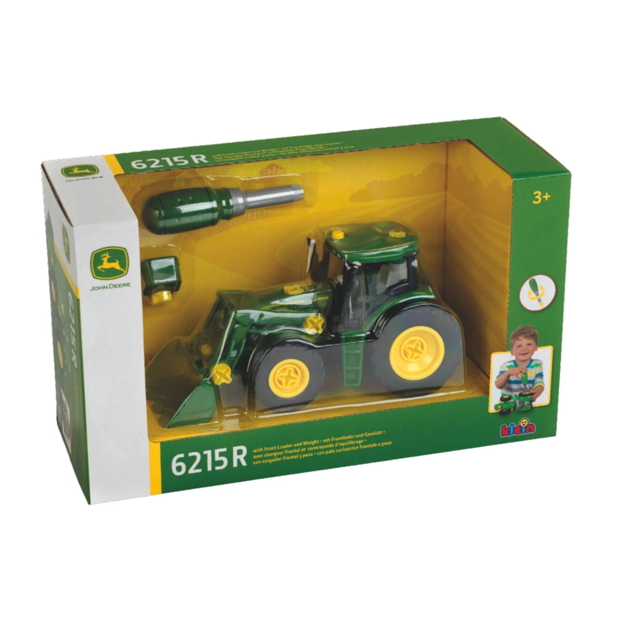 John Deere 6215R 1:24 Tractor with Front Loader