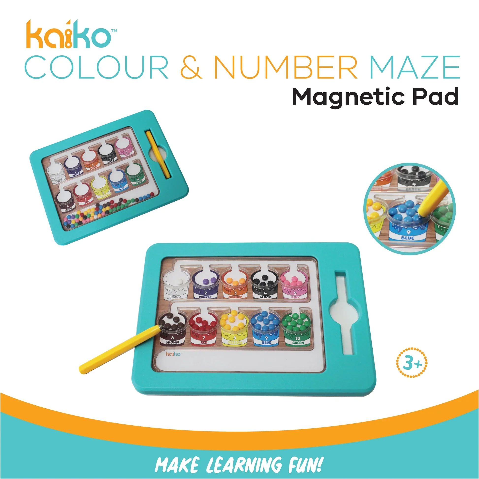 Kaiko Colour & Number Maze Magnetic Pad - Image 3