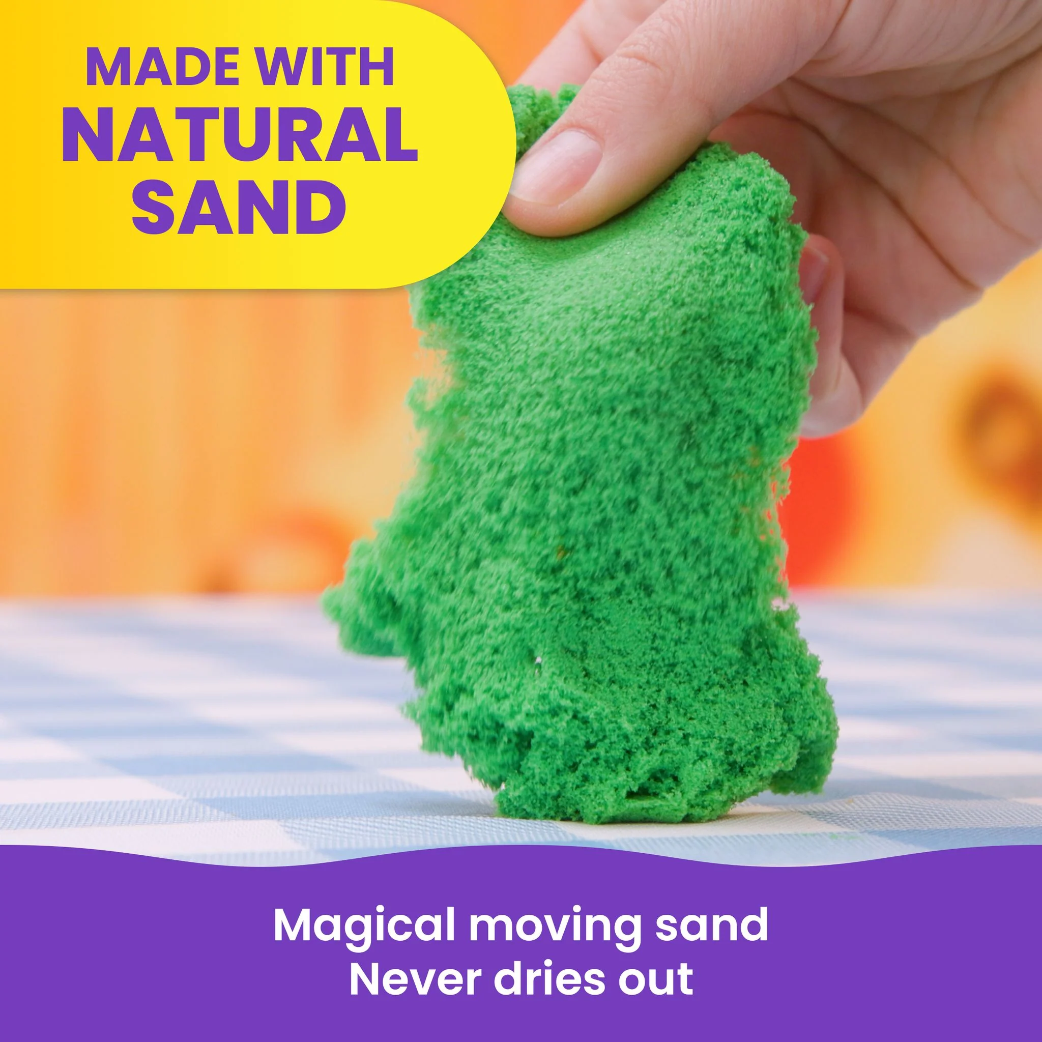 Kinetic Sand Squish Pizza - Image 6