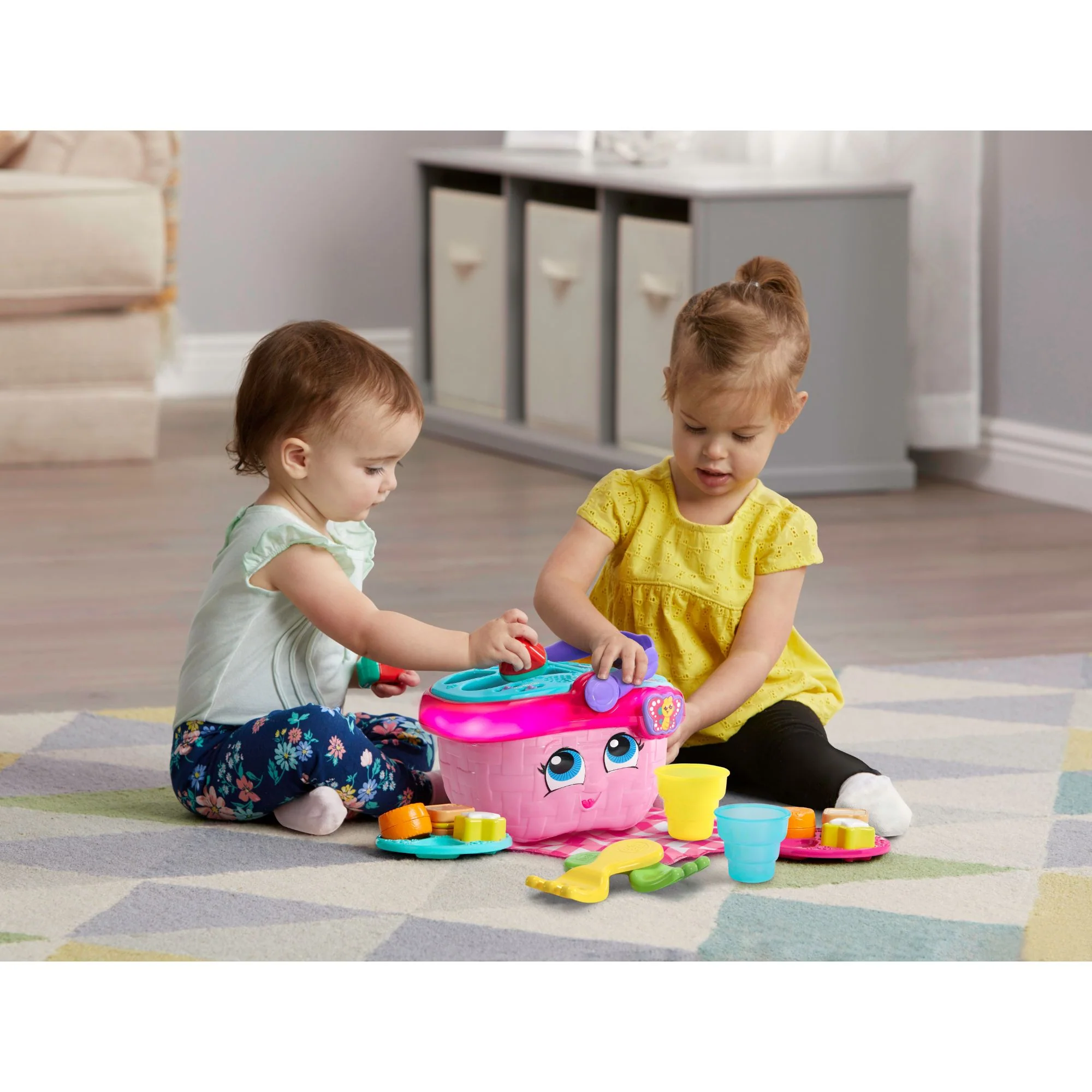 LeapFrog Shapes & Sharing Picnic Basket Pink - Image 6
