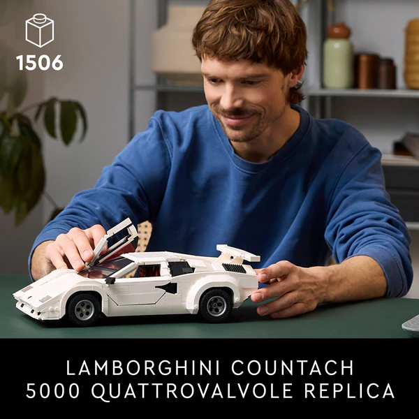 LEGO 10337 Icons Lamborghini Countach 5000 Quattrovalvole - Image 4