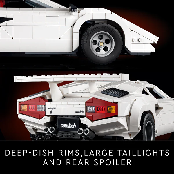 LEGO 10337 Icons Lamborghini Countach 5000 Quattrovalvole - Image 5