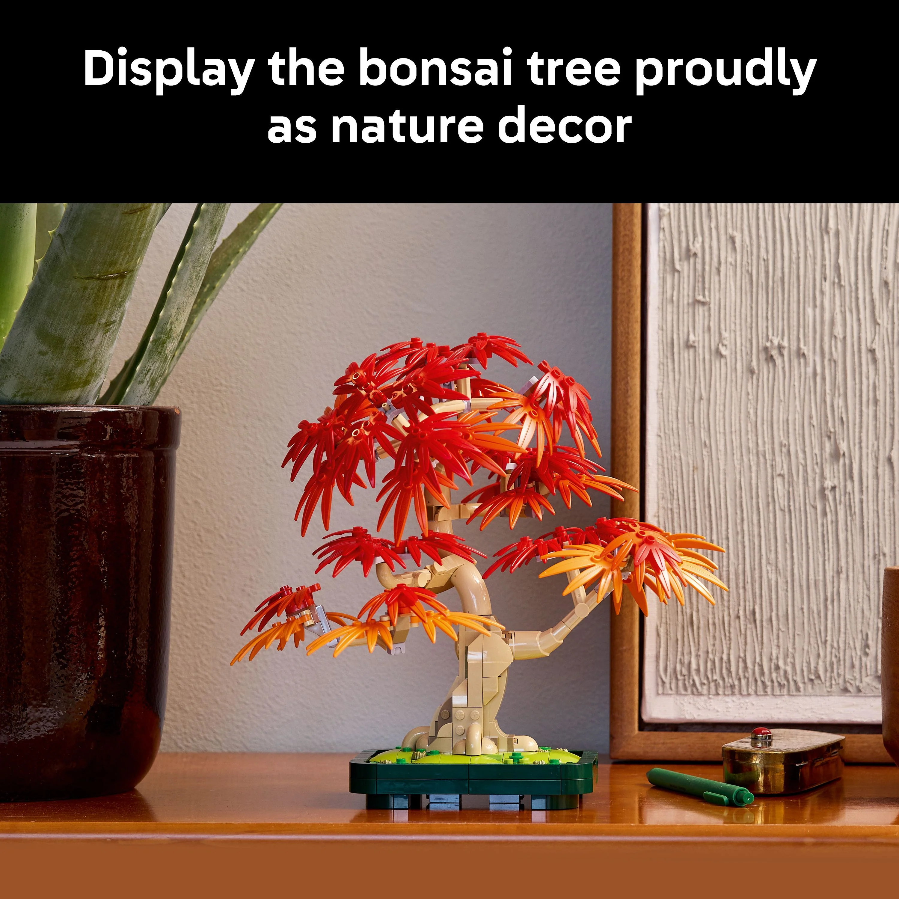 LEGO 10348 Botanicals Japanese Red Maple Bonsai Tree - Image 8