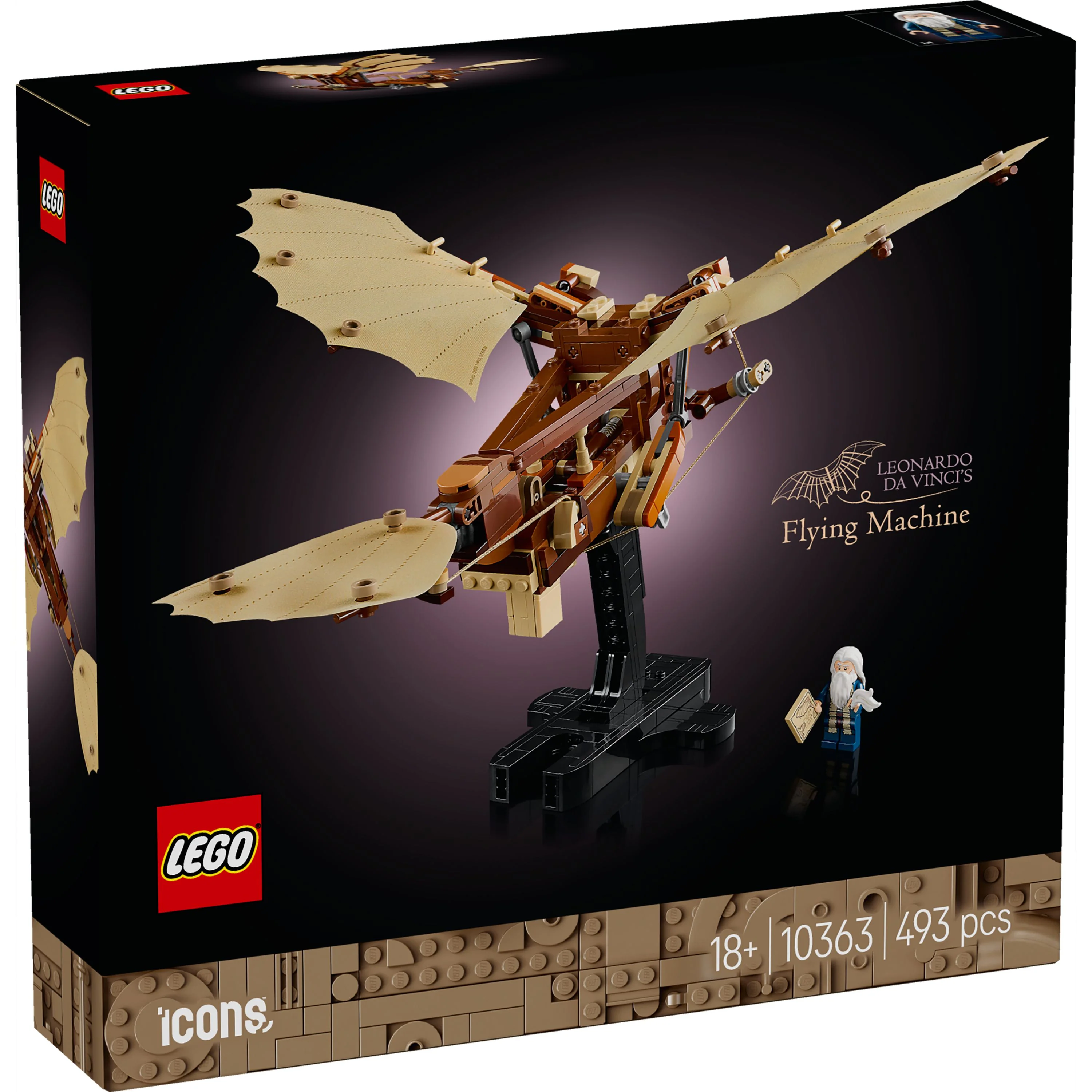 LEGO 10363 Icons Leonardo da Vinci’s Flying Machine - Image 2