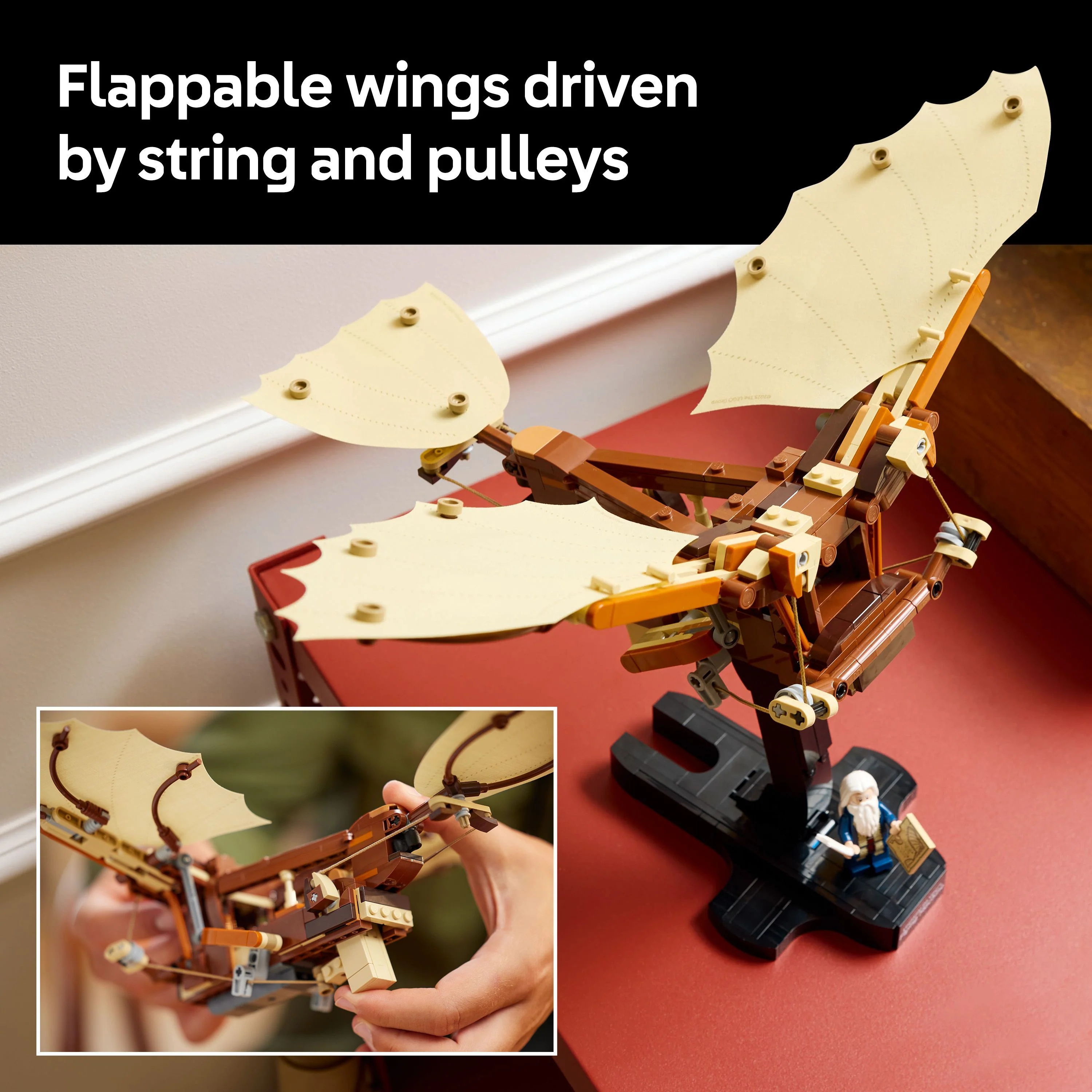 LEGO 10363 Icons Leonardo da Vinci’s Flying Machine - Image 7