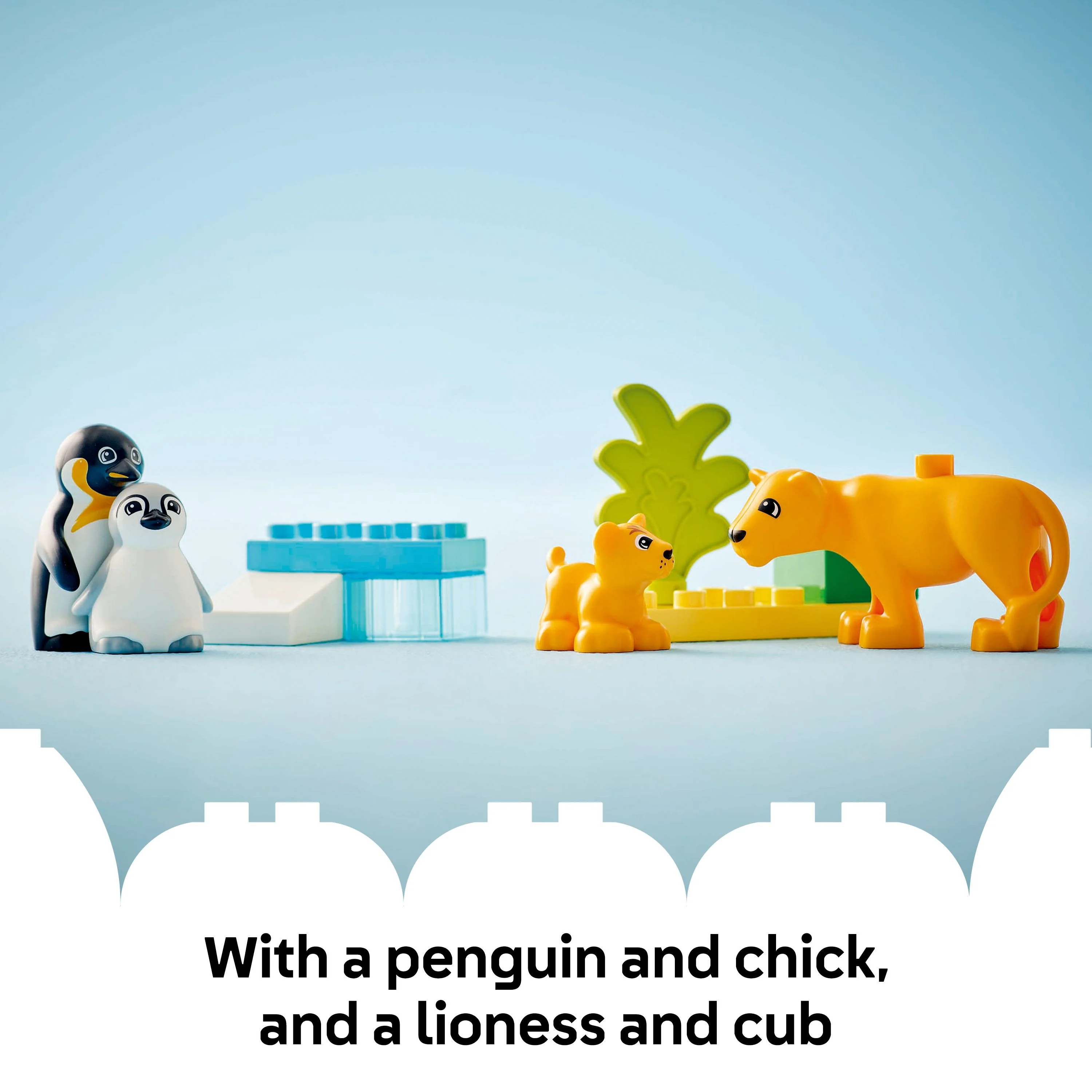 LEGO 10442 DUPLO Wild Animal Families: Penguins & Lions - Image 8