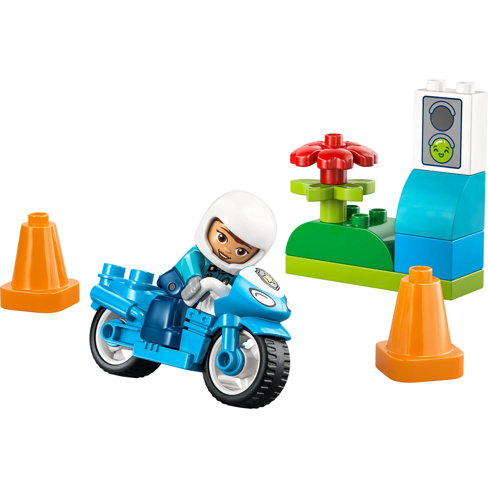LEGO 10471 DUPLO Town Blue Police Motorcycle - Image 3