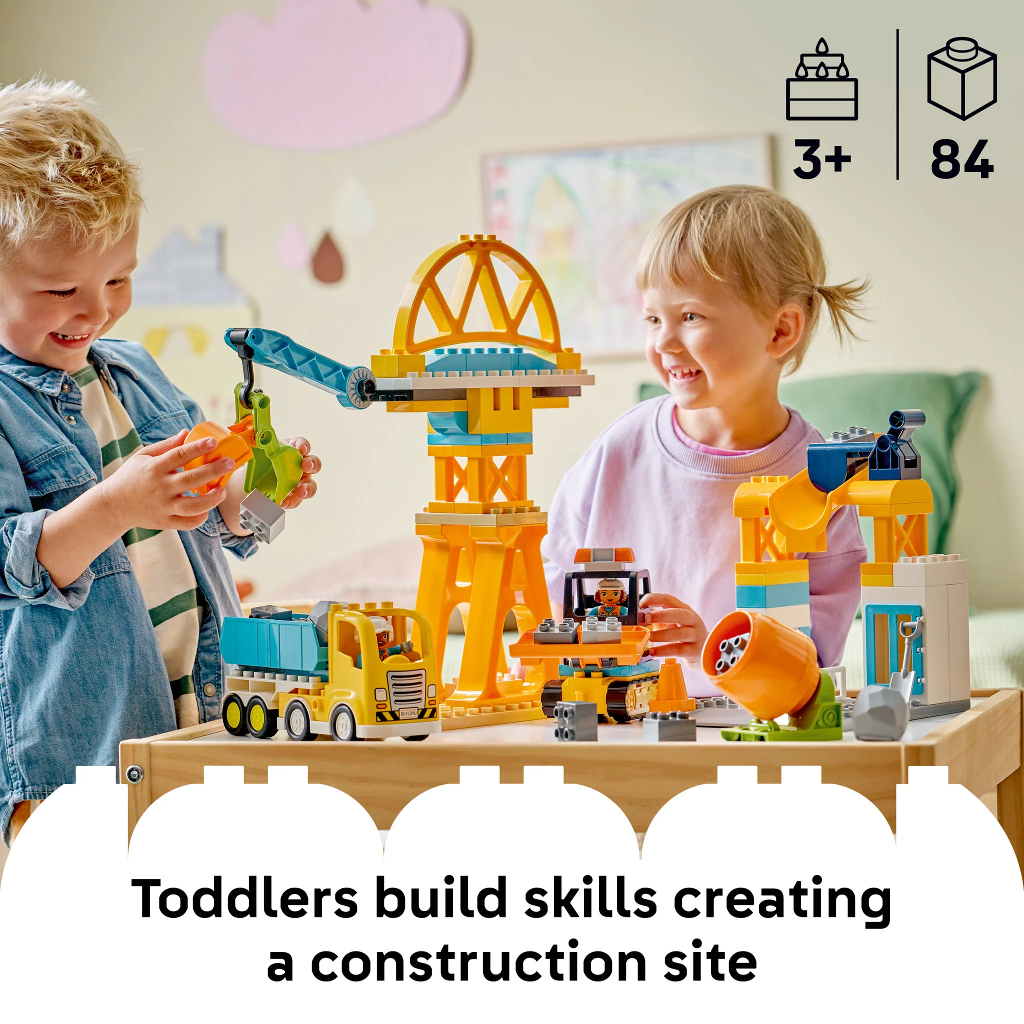 LEGO 10476 DUPLO 3 In 1 Construction Site And Vehicles - Image 4