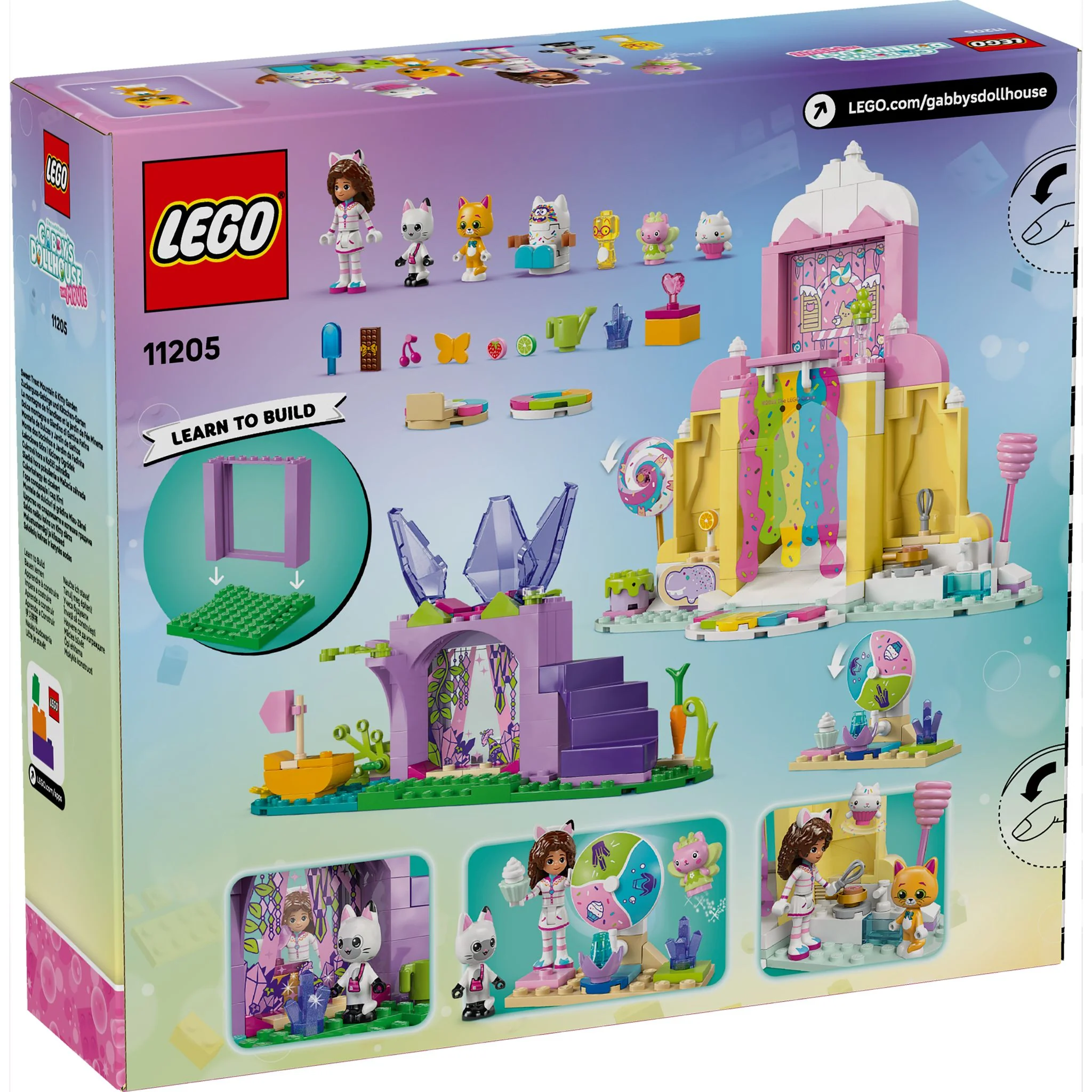 LEGO 11205 Gabby’s Dollhouse Sweet Treat Mountain & Kitty Garden - Image 10