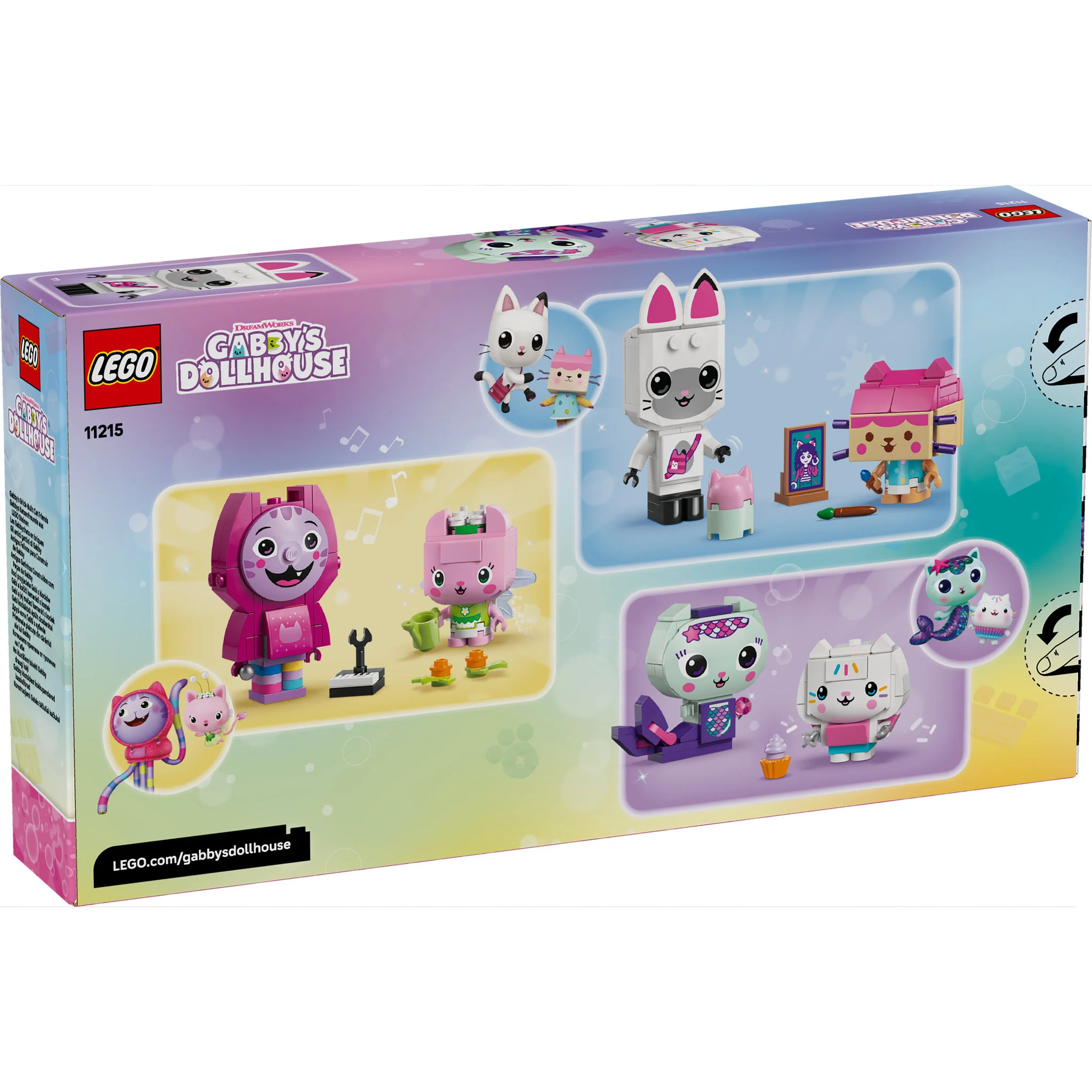 LEGO 11215 Gabby's Dollhouse Brick-Built Cat Friends - Image 11