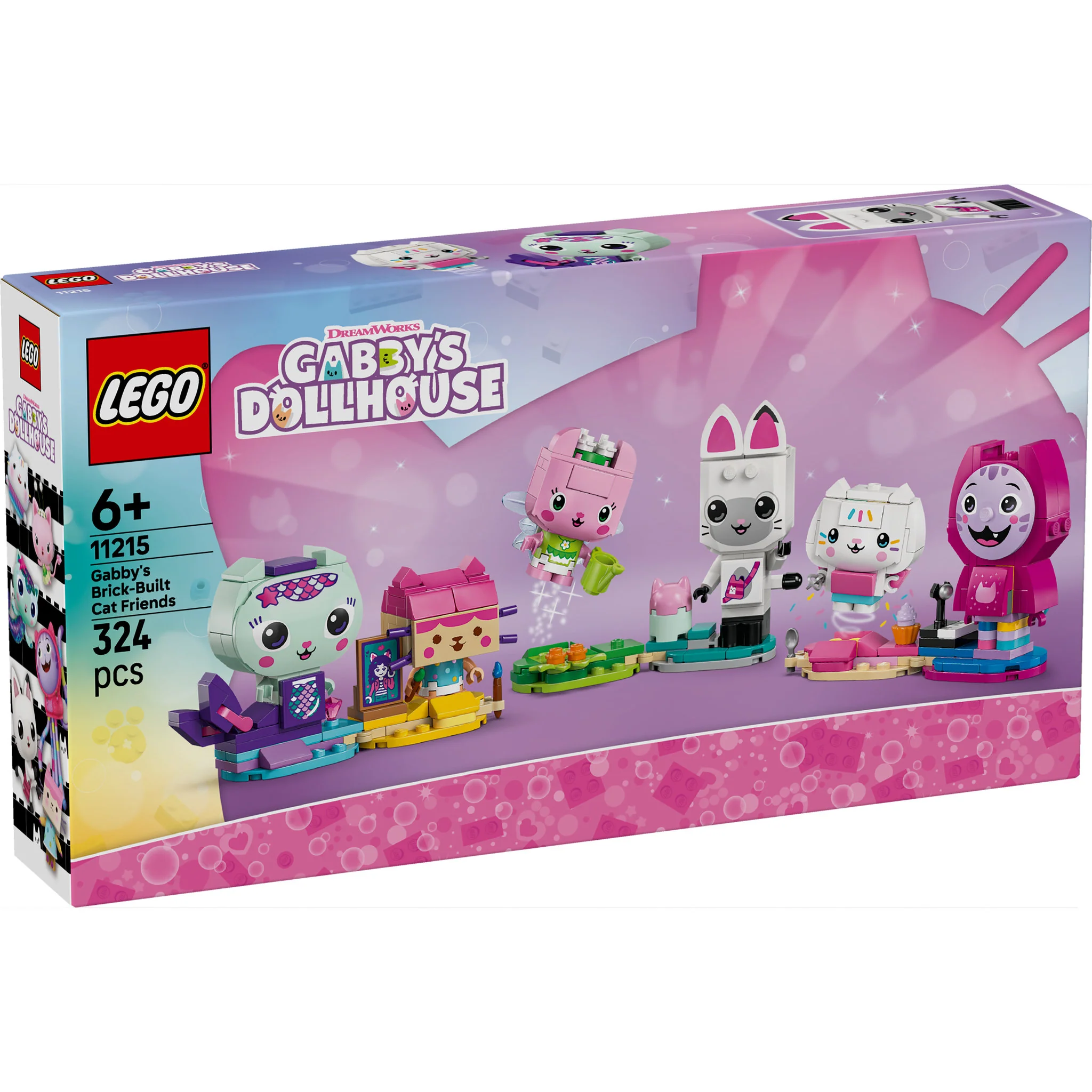 LEGO 11215 Gabby's Dollhouse Brick-Built Cat Friends - Image 2
