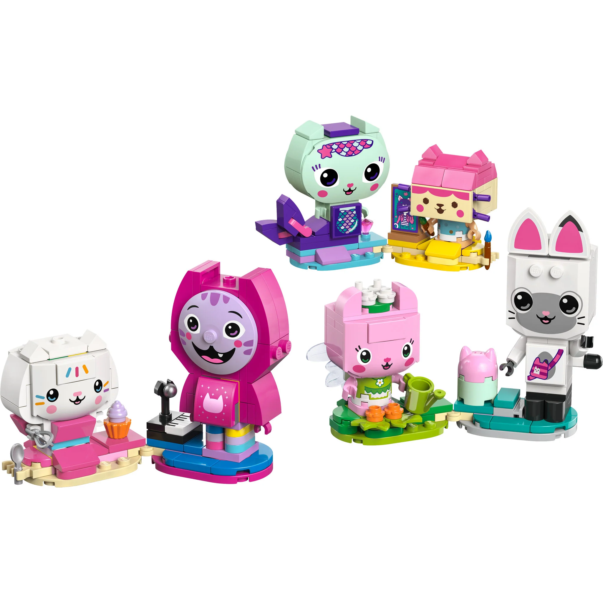 LEGO 11215 Gabby's Dollhouse Brick-Built Cat Friends - Image 3