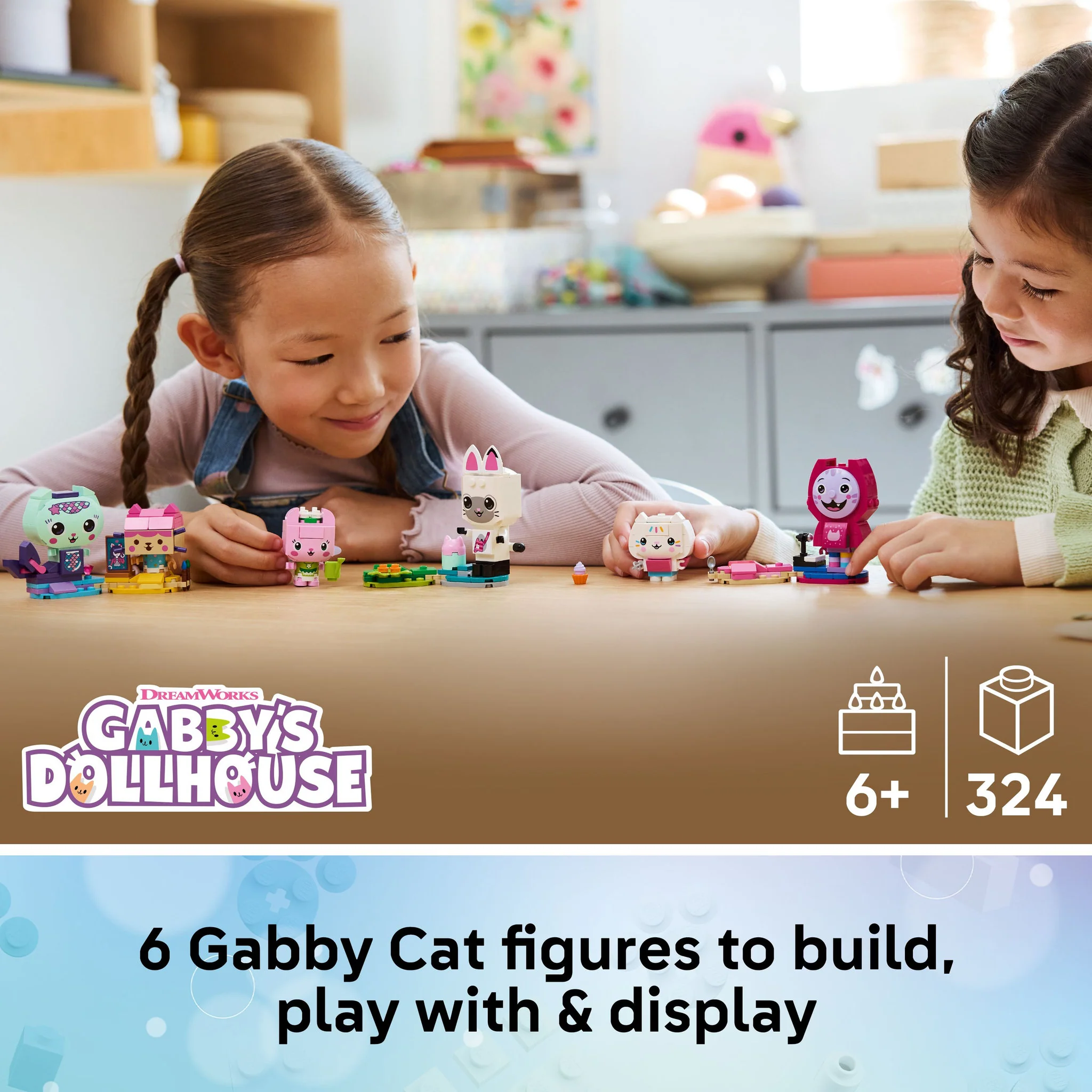 LEGO 11215 Gabby's Dollhouse Brick-Built Cat Friends - Image 4