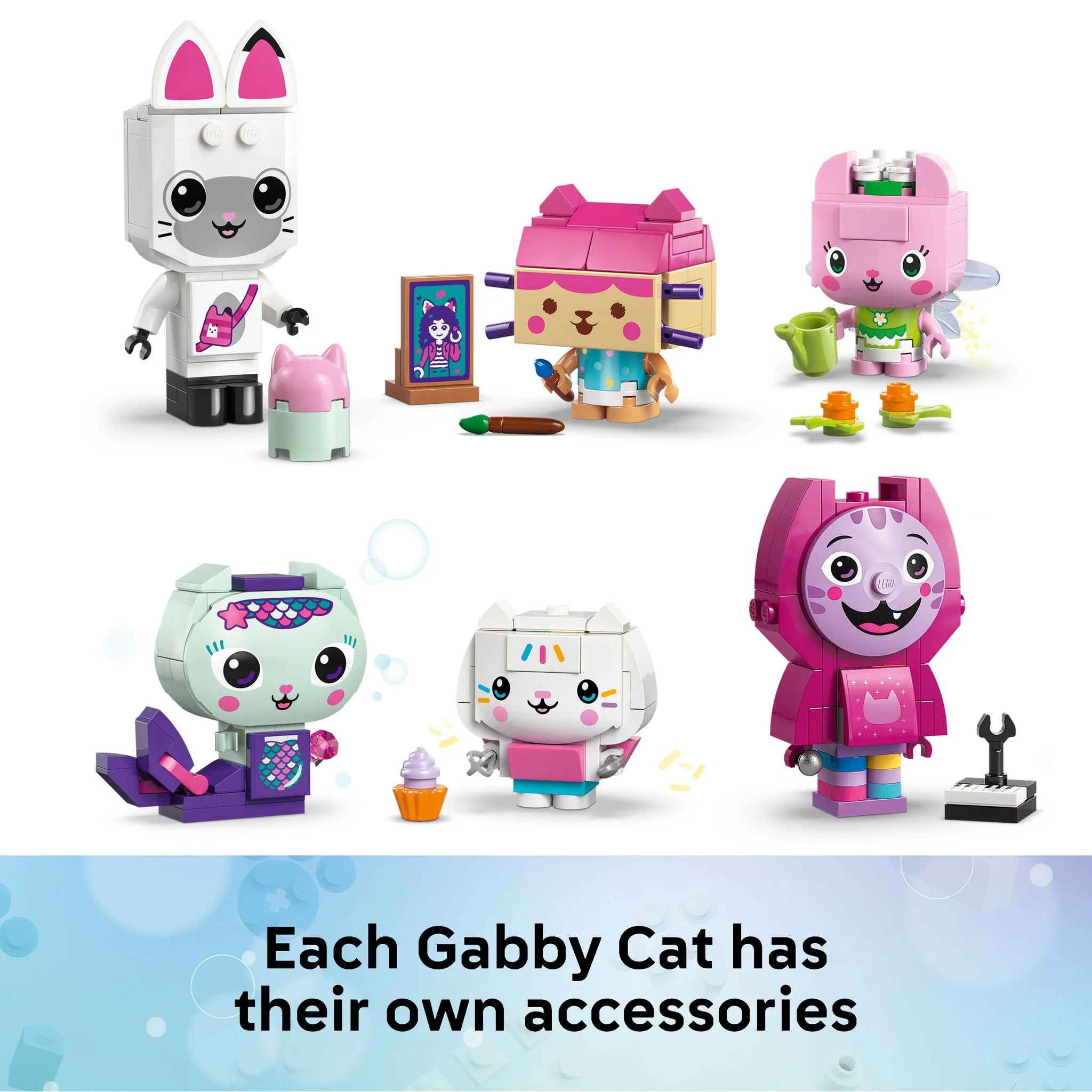 LEGO 11215 Gabby's Dollhouse Brick-Built Cat Friends - Image 5