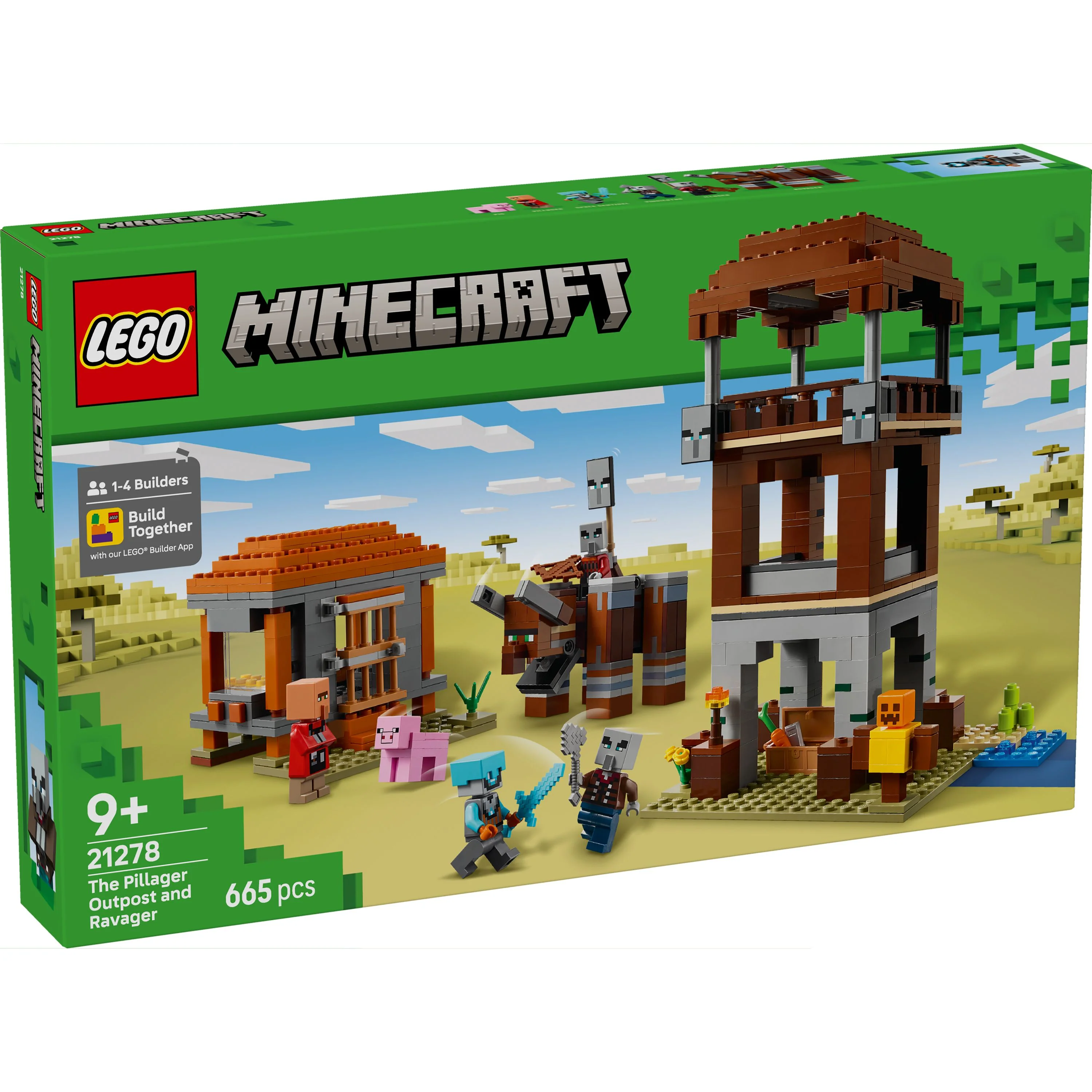 LEGO 21278 Minecraft The Pillager Outpost and Ravager - Image 2
