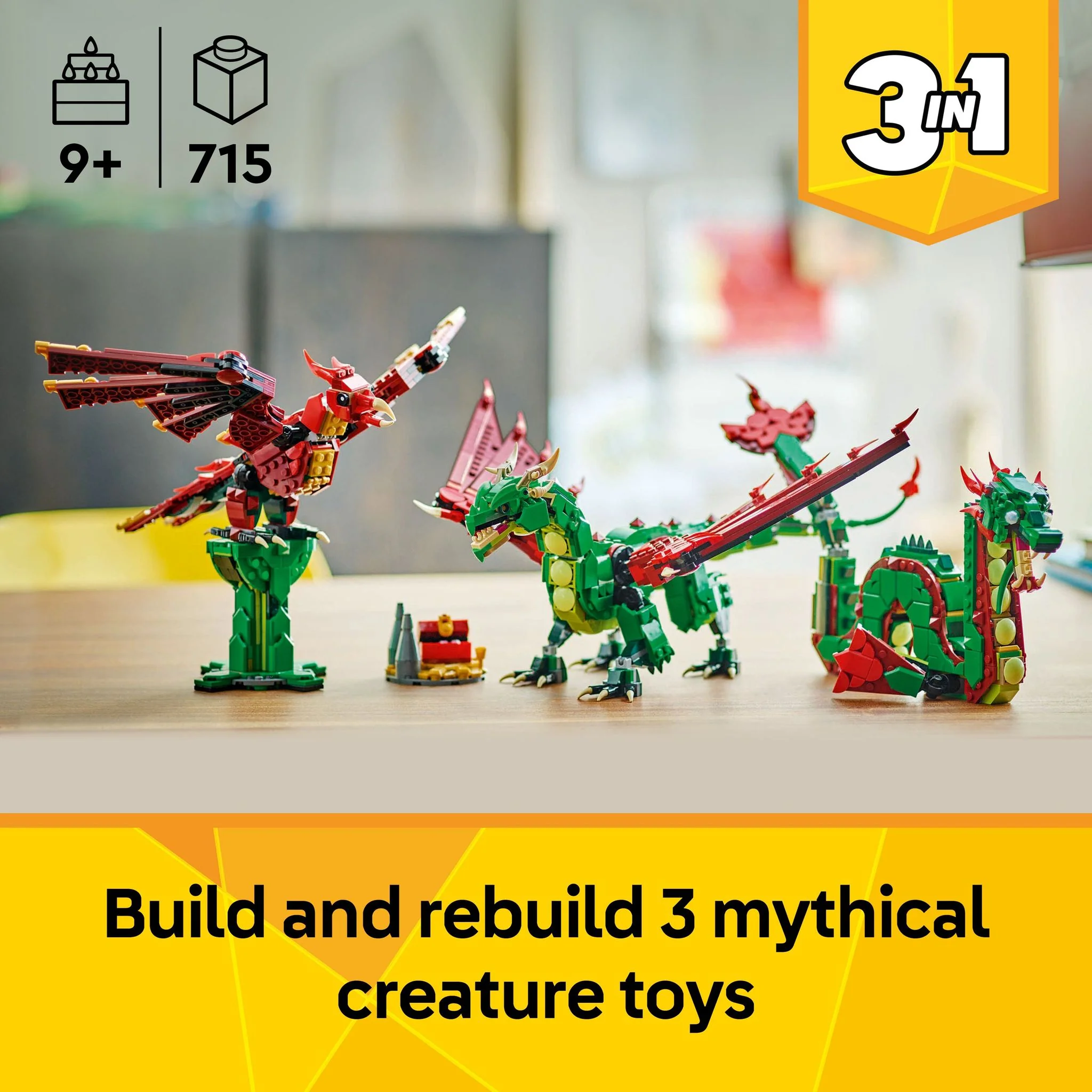 LEGO 31161 Creator Medieval Dragon - Image 4