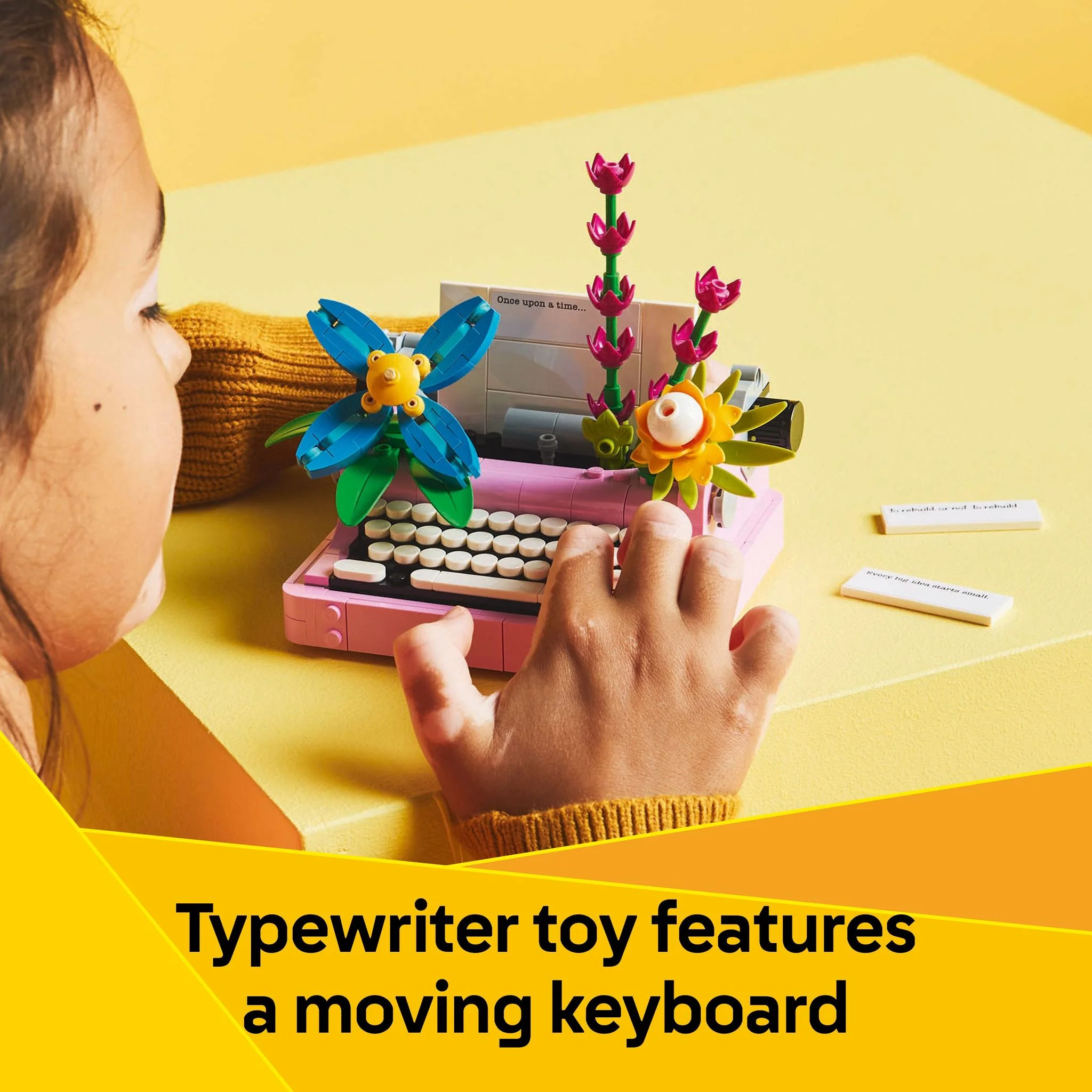 LEGO 31169 Creator Typewriter with Flowers - Image 6
