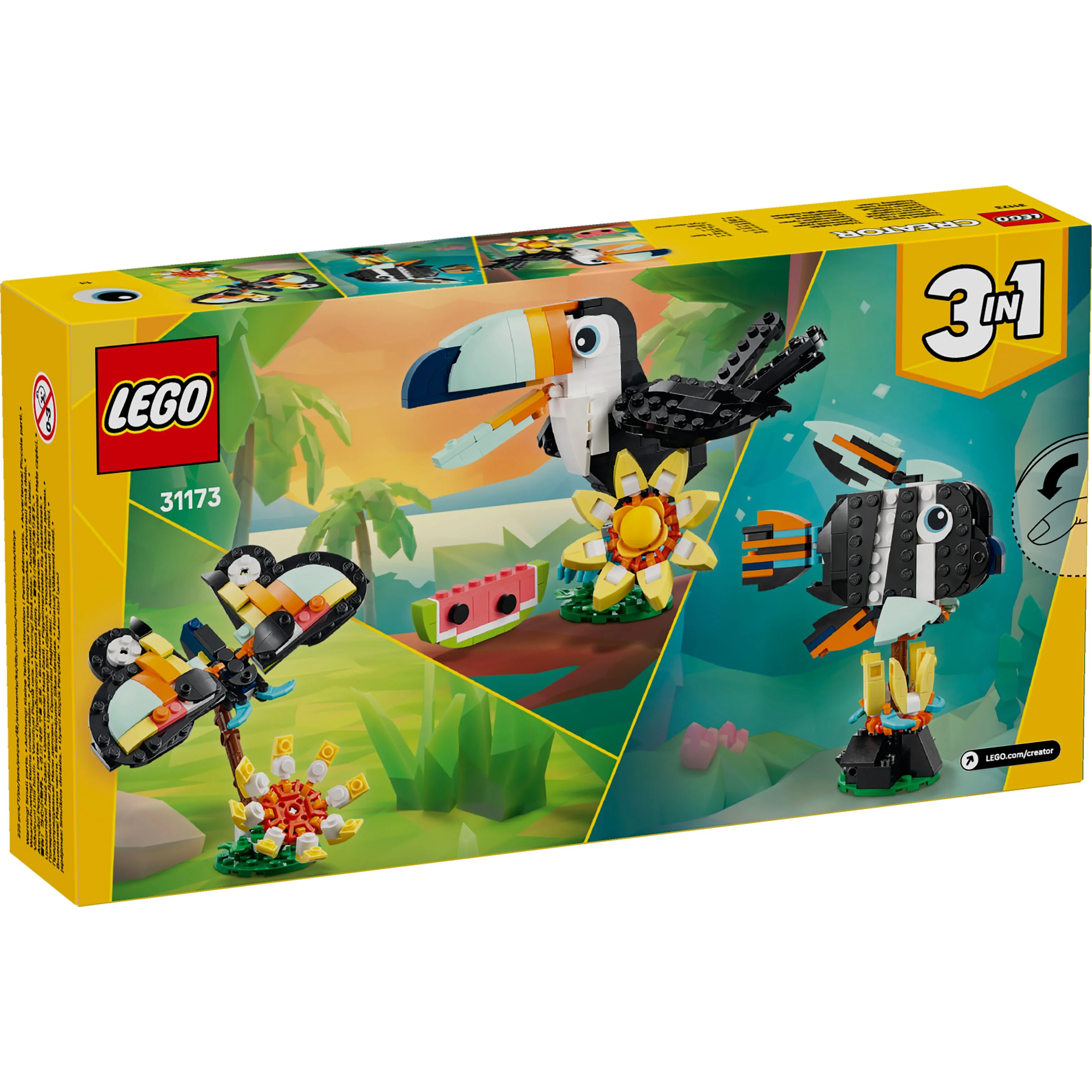 LEGO 31173 Creator Wild Animals: Tropical Toucan - Image 10