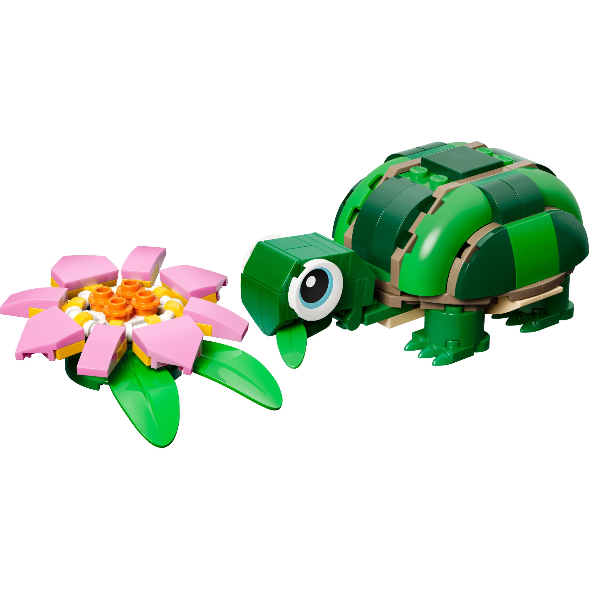 LEGO 31377 Creator Turtle With A Water Lily Flower - Image 3