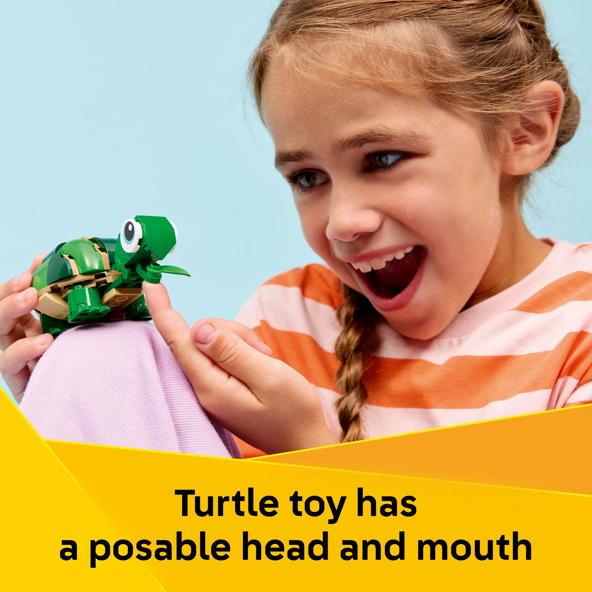 LEGO 31377 Creator Turtle With A Water Lily Flower - Image 5