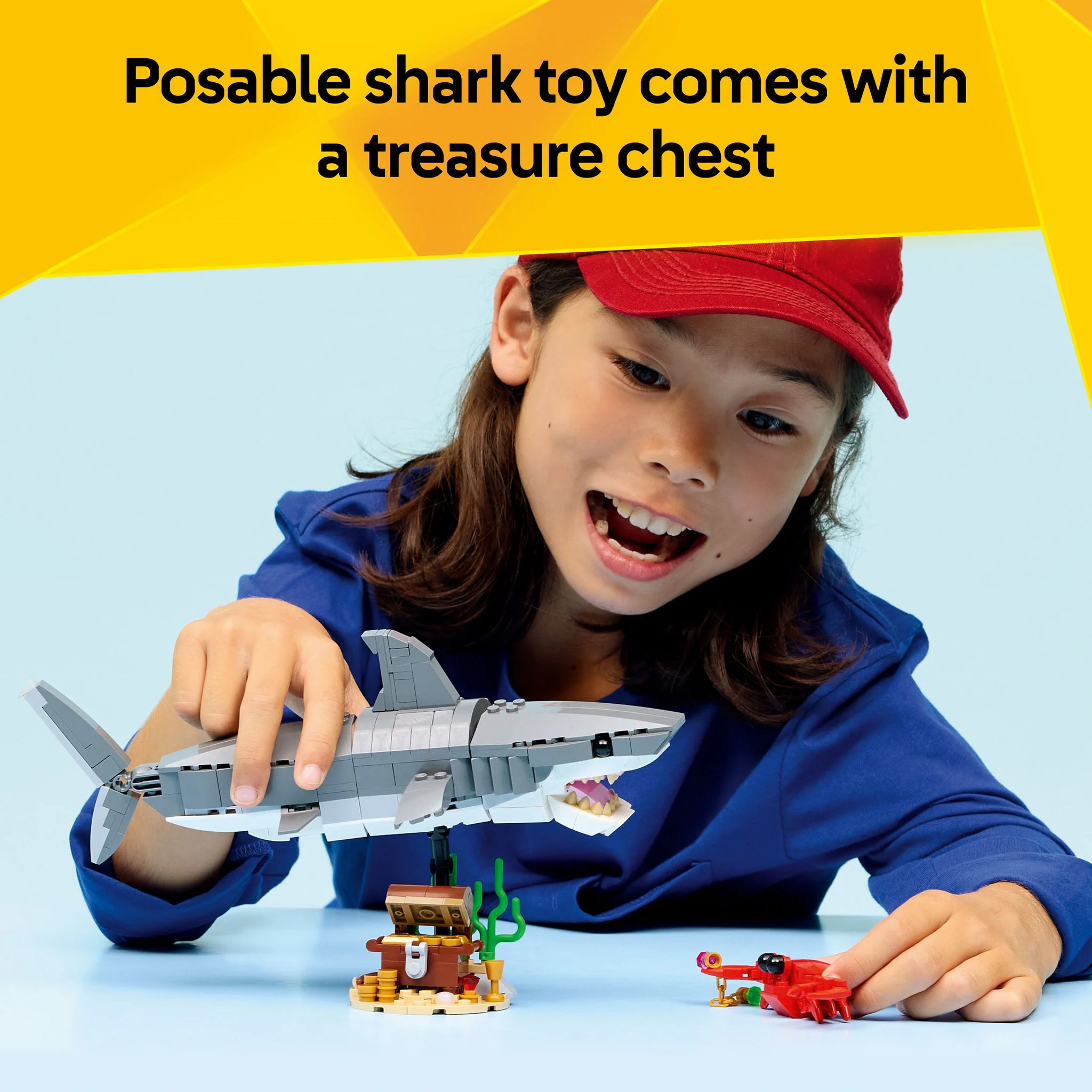 LEGO 31381 Creator Fierce Shark With A Treasure Chest - Image 6