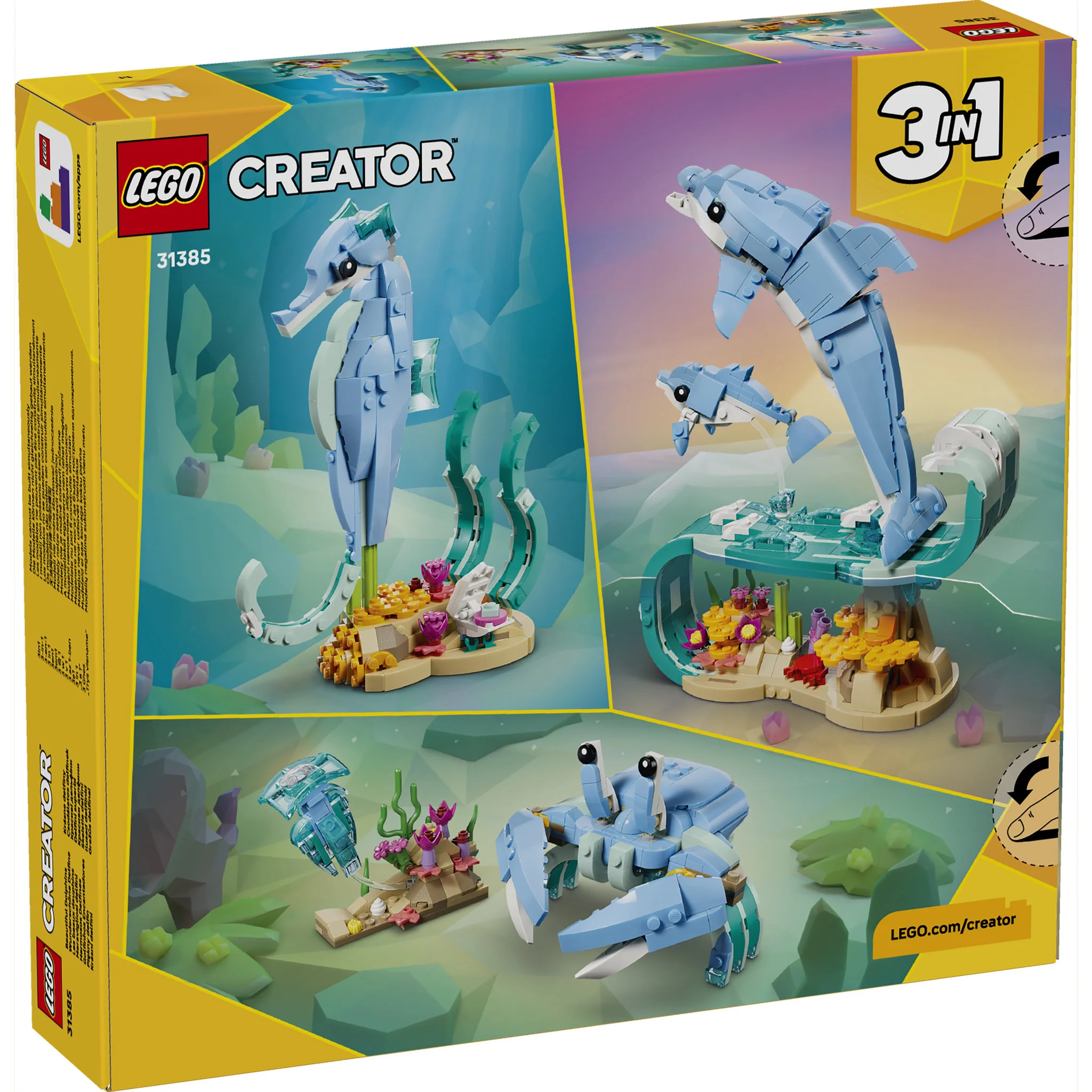 LEGO 31385 Creator Sea Animals: Beautiful Dolphins - Image 11