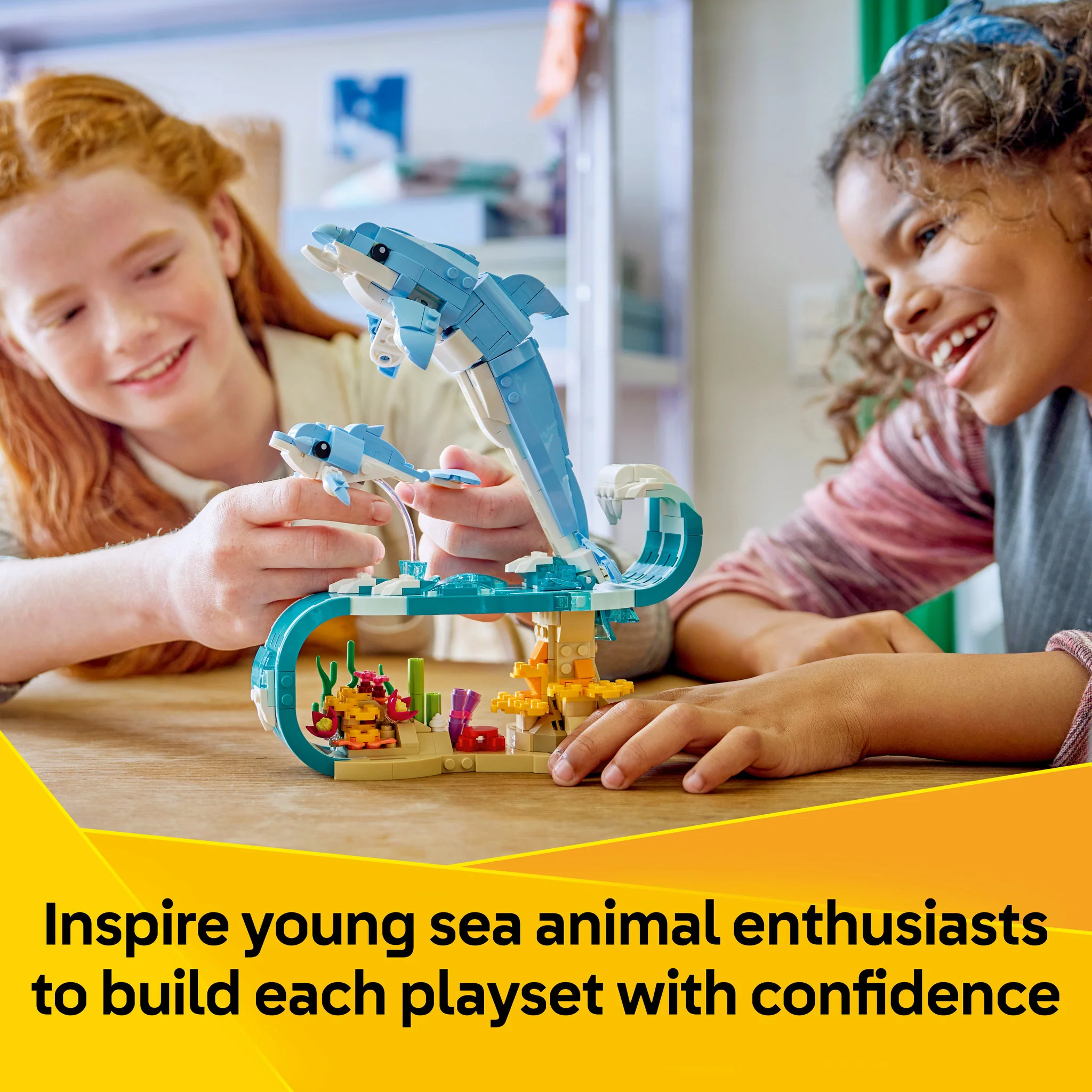 LEGO 31385 Creator Sea Animals: Beautiful Dolphins - Image 9