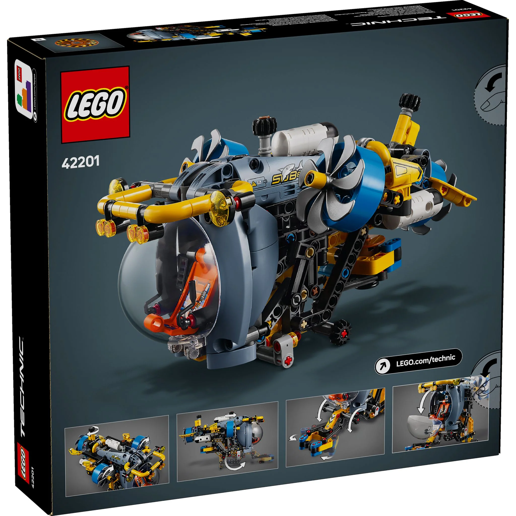 LEGO 42201 Technic Deep-Sea Research Submarine - Image 11
