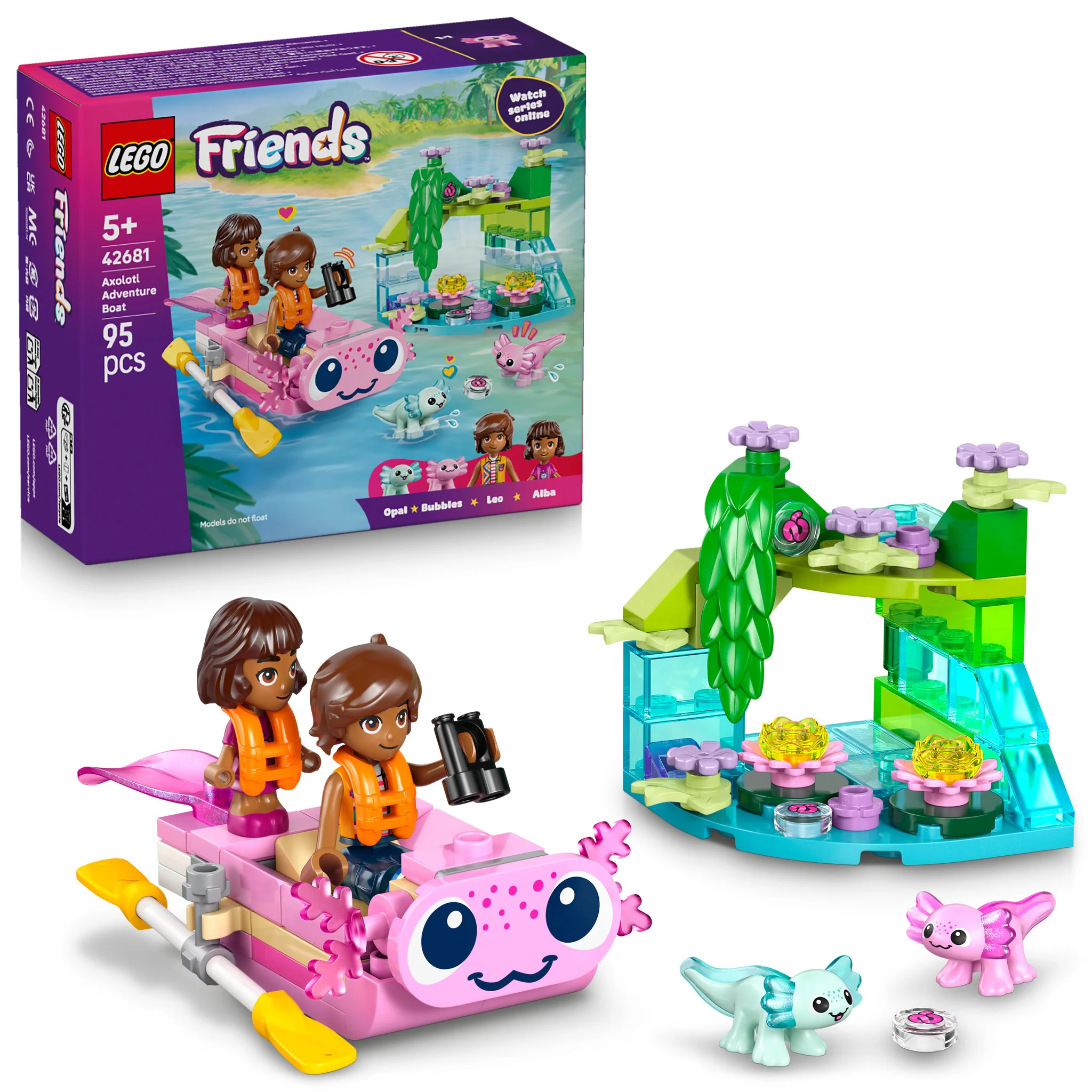 LEGO 42681 Friends Axolotl Adventure Boat