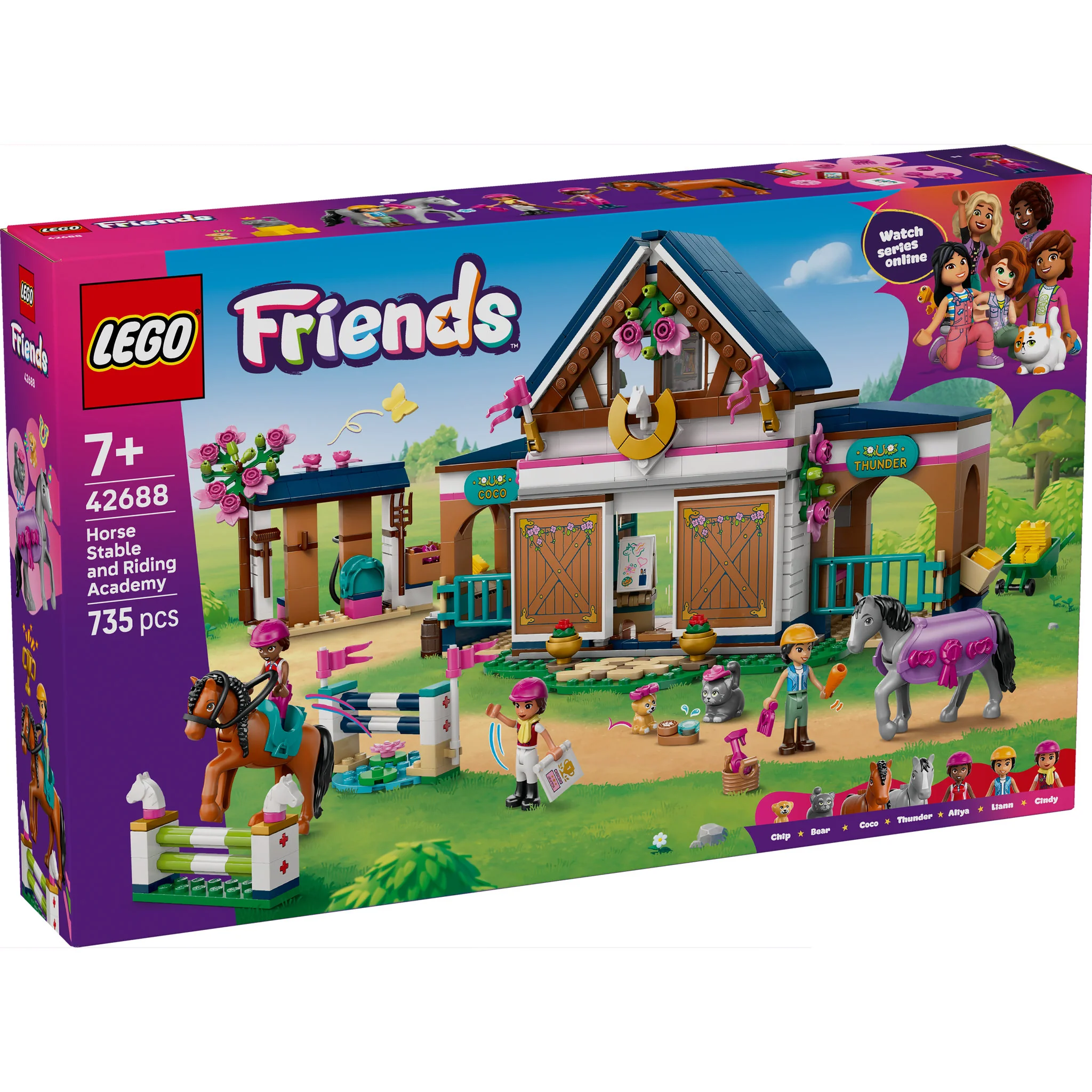 LEGO 42688 Friends Horse Stable and Riding Academy - Image 2