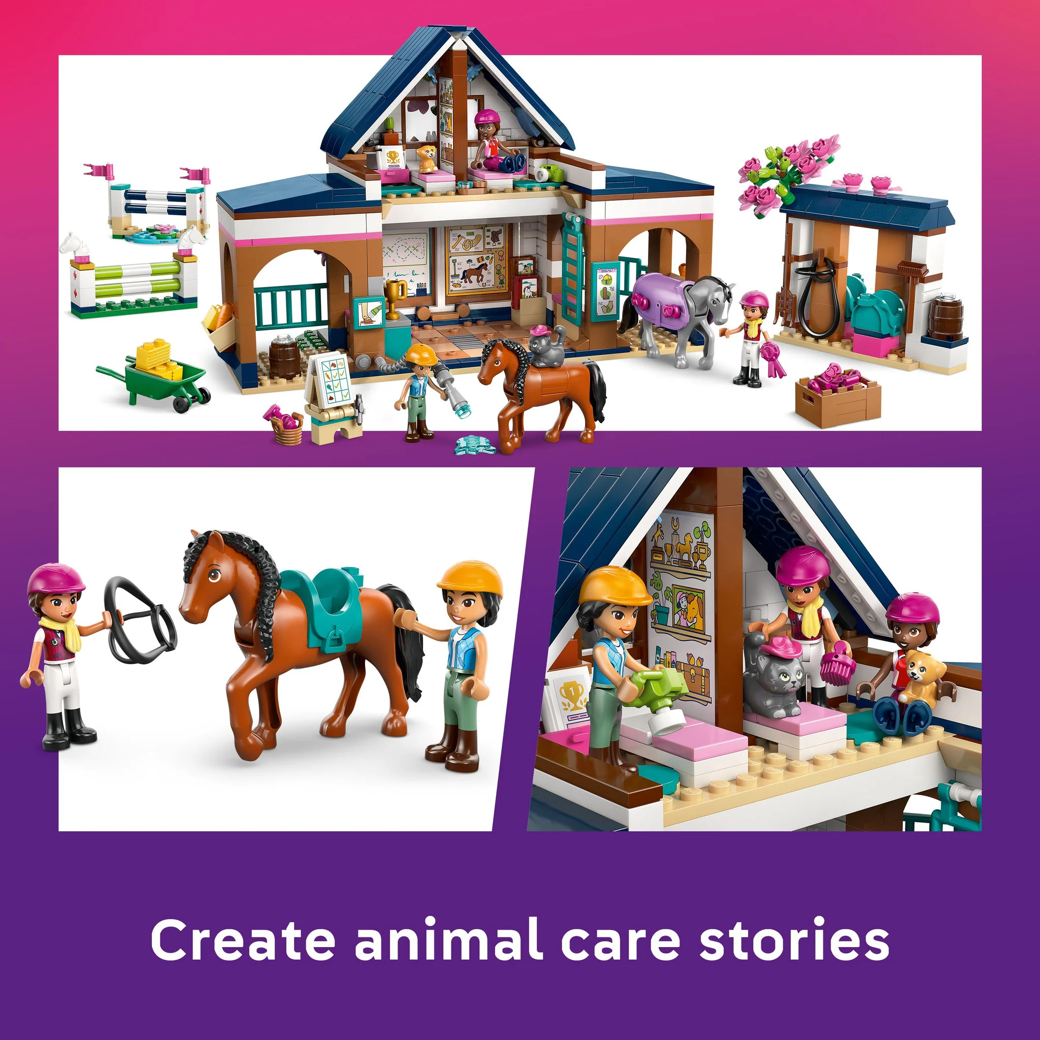 LEGO 42688 Friends Horse Stable and Riding Academy - Image 6