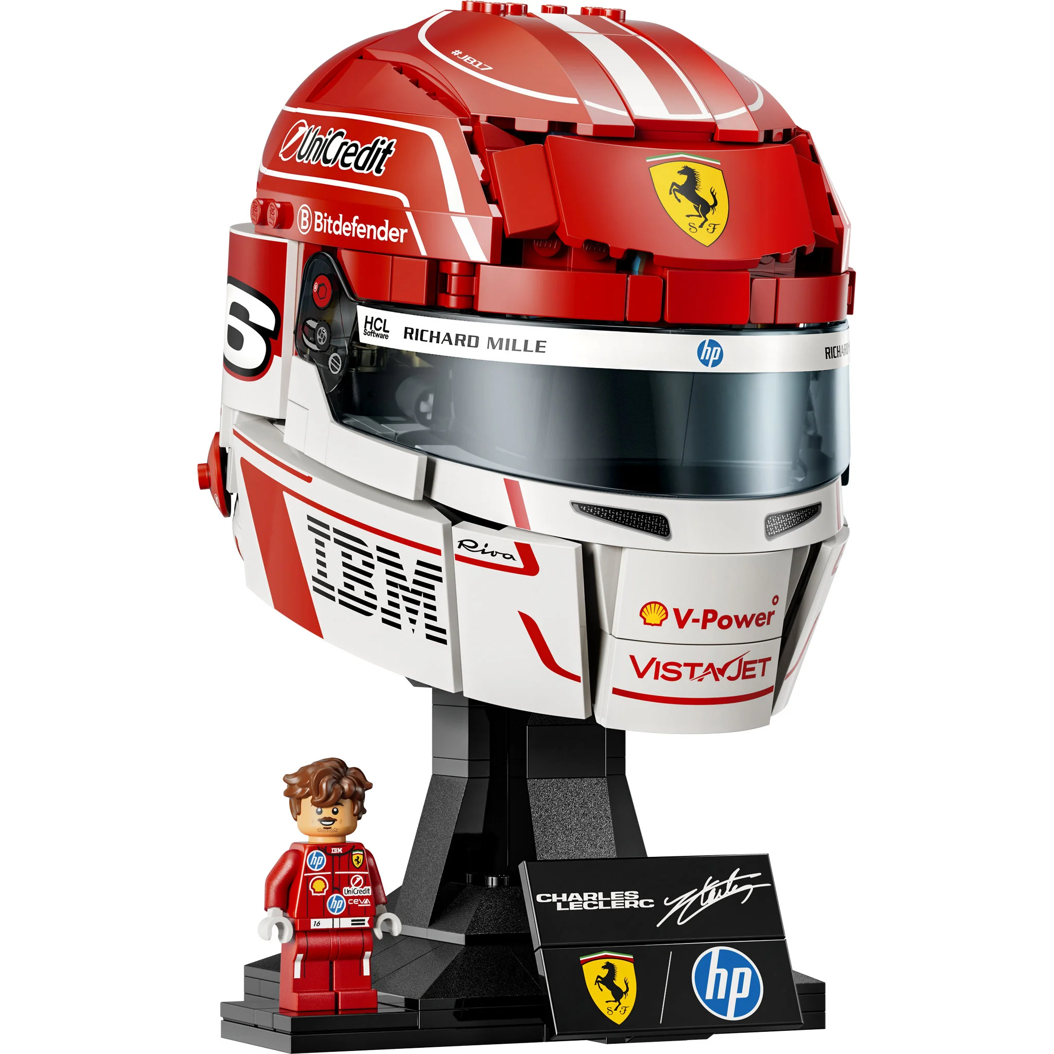 LEGO 43014 Editions Formula 1 Scuderia Ferrari HP Charles Leclerc Helmet - Image 3